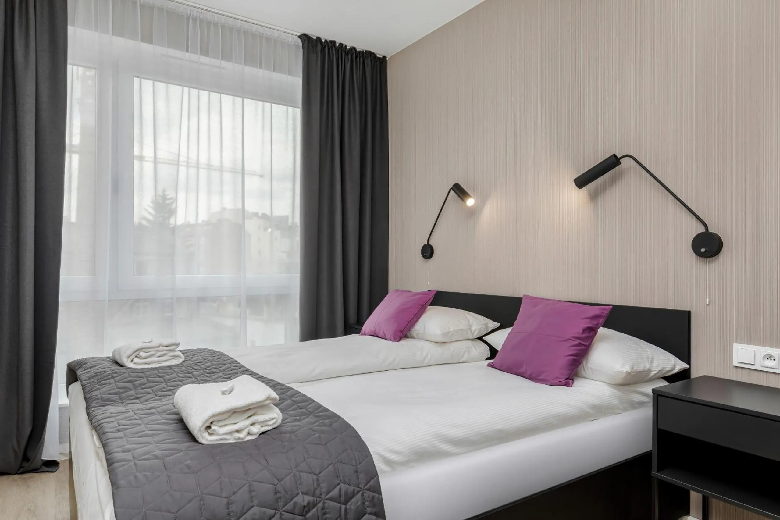 Bedroom, Bed in Modern City Center Apartments by Noclegi Renters