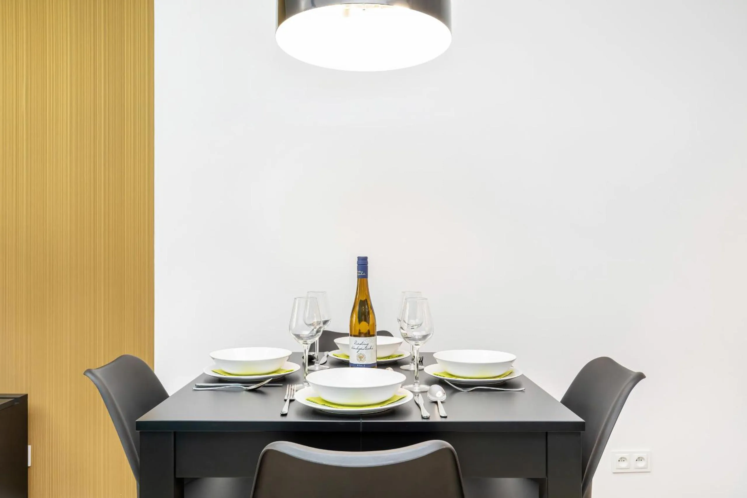 Kitchen or kitchenette in Modern City Center Apartments by Noclegi Renters