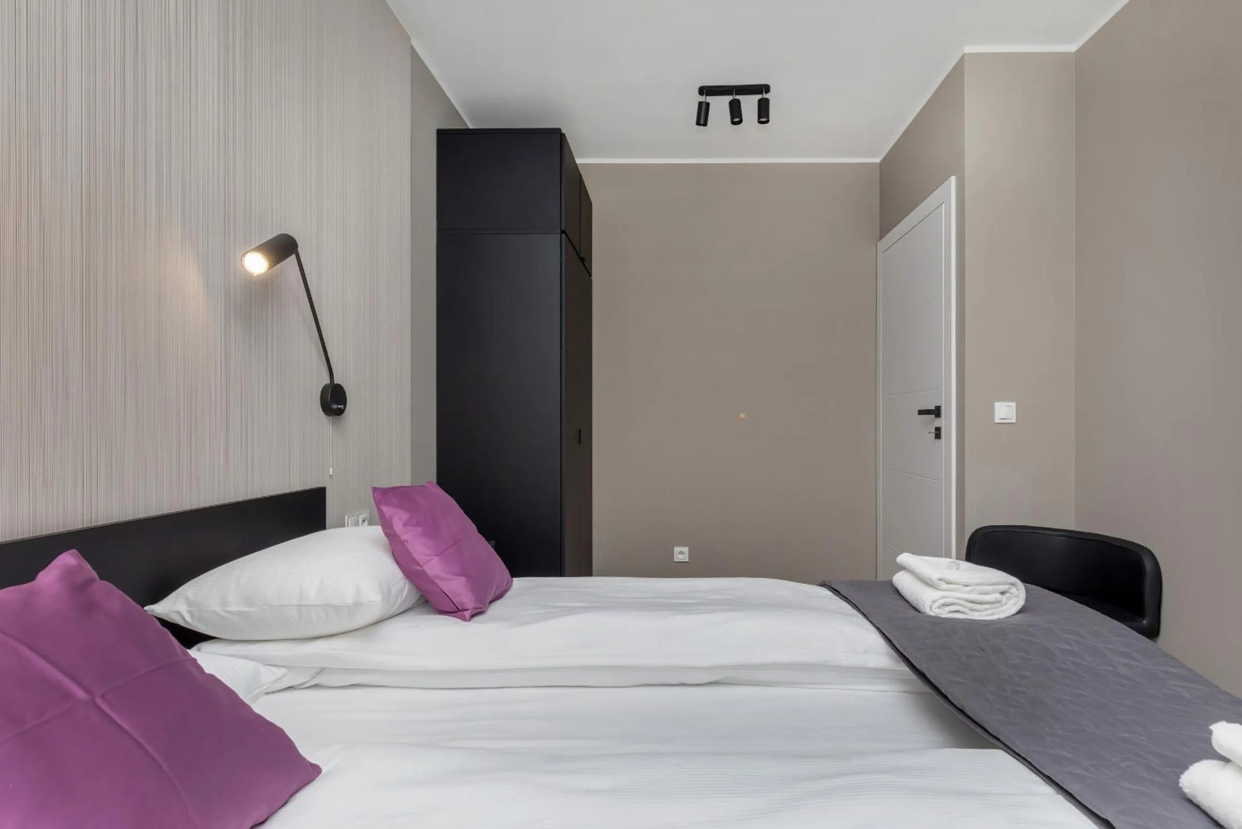 Bedroom, Bed in Modern City Center Apartments by Noclegi Renters