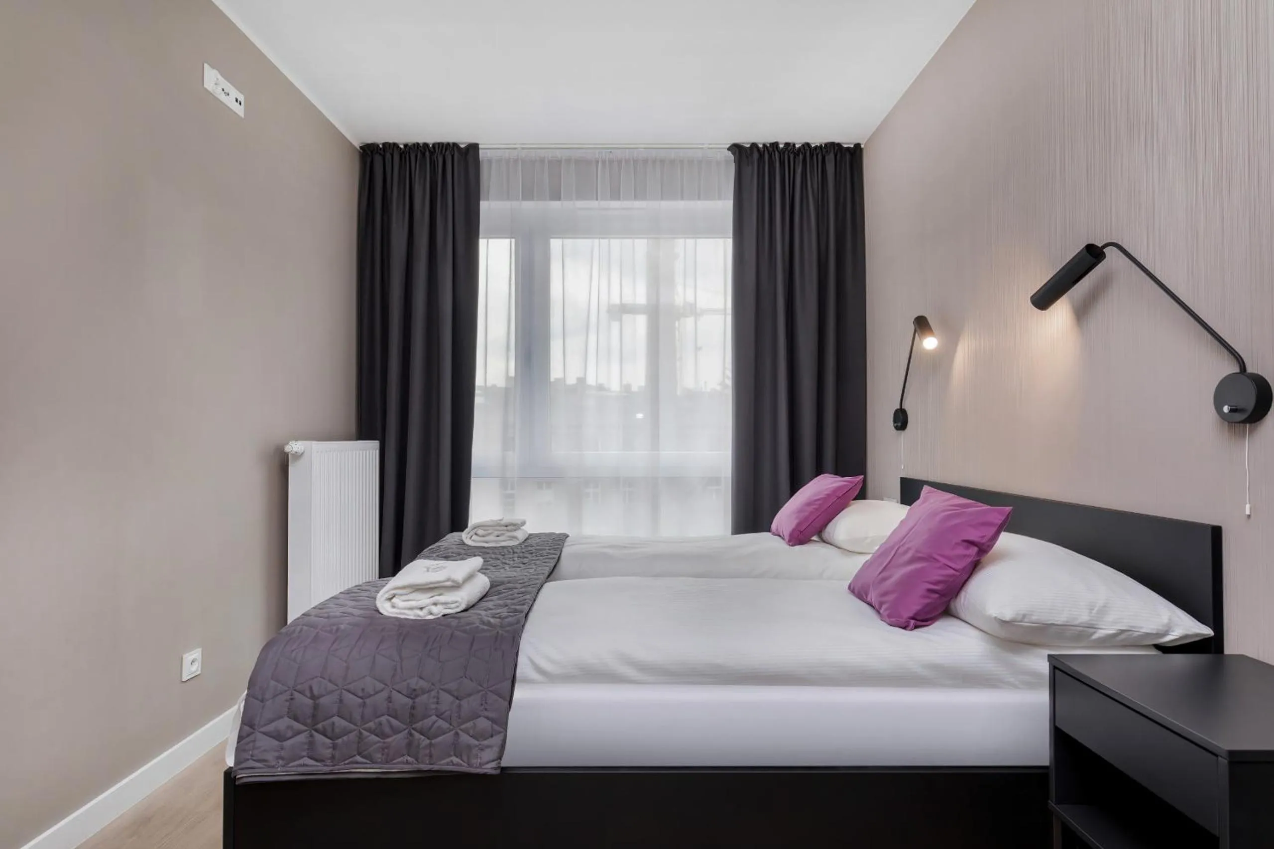 Bedroom, Bed in Modern City Center Apartments by Noclegi Renters