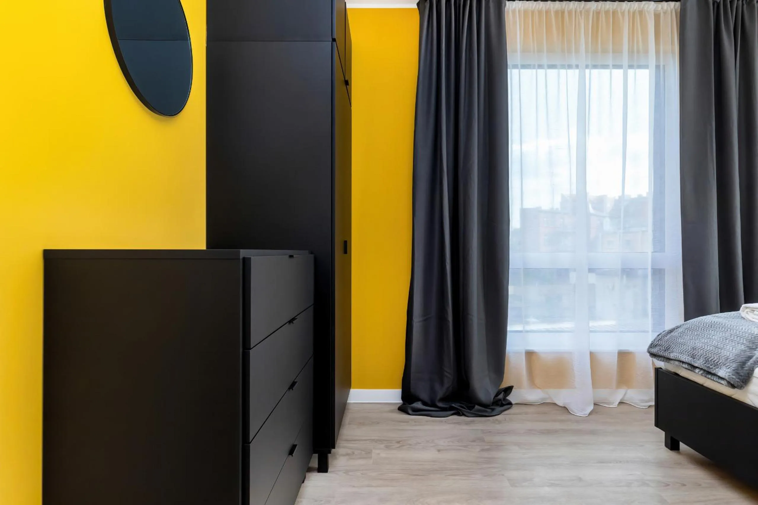 Bedroom, Bed in Modern City Center Apartments by Noclegi Renters