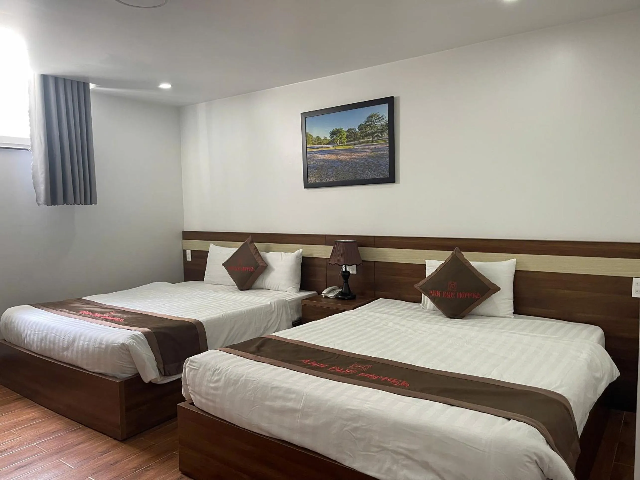 Bed in Anh Duc Hotel Da Lat