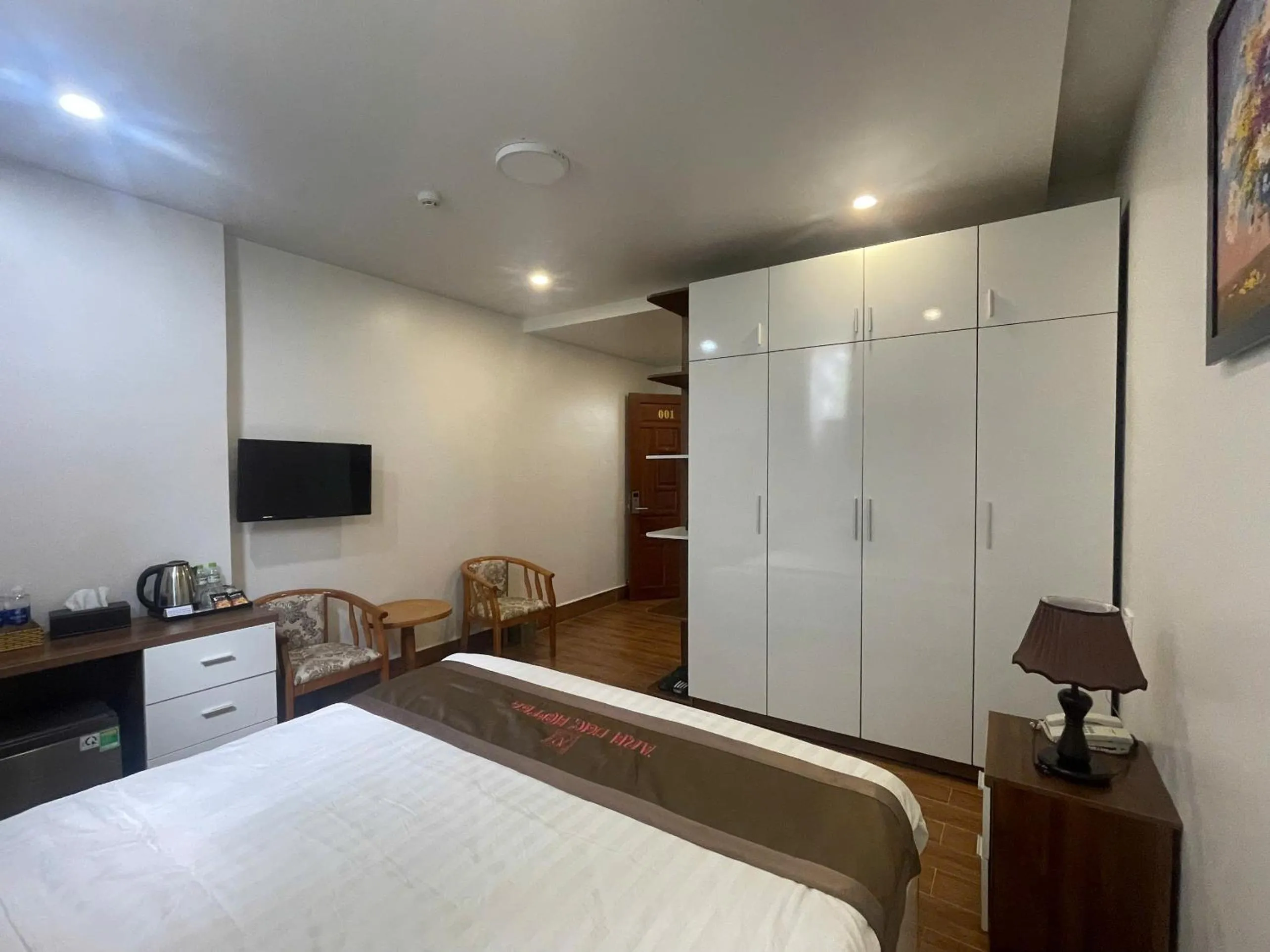 Bed in Anh Duc Hotel Da Lat