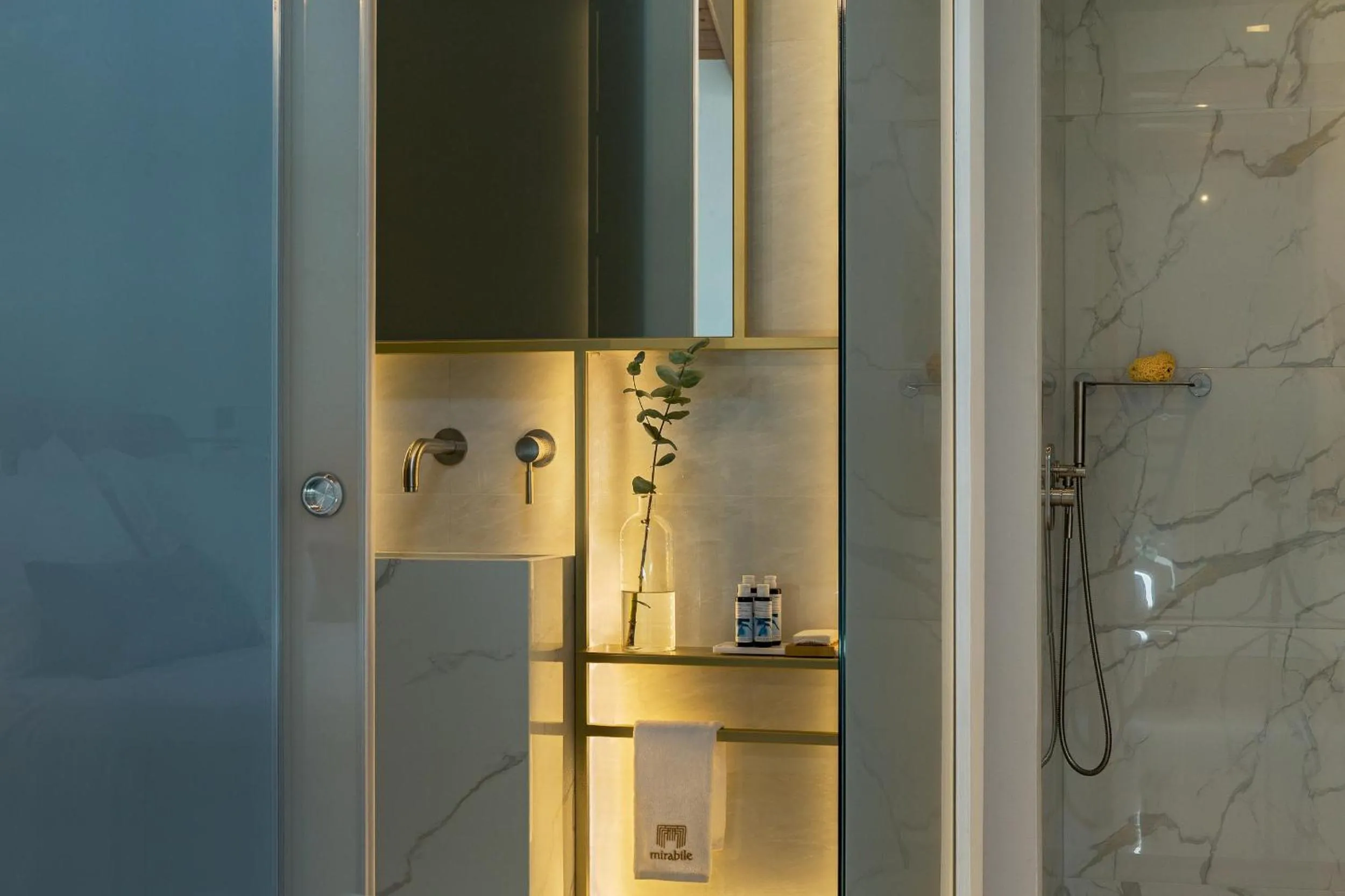 Bathroom in Mirabile Luxury Suites