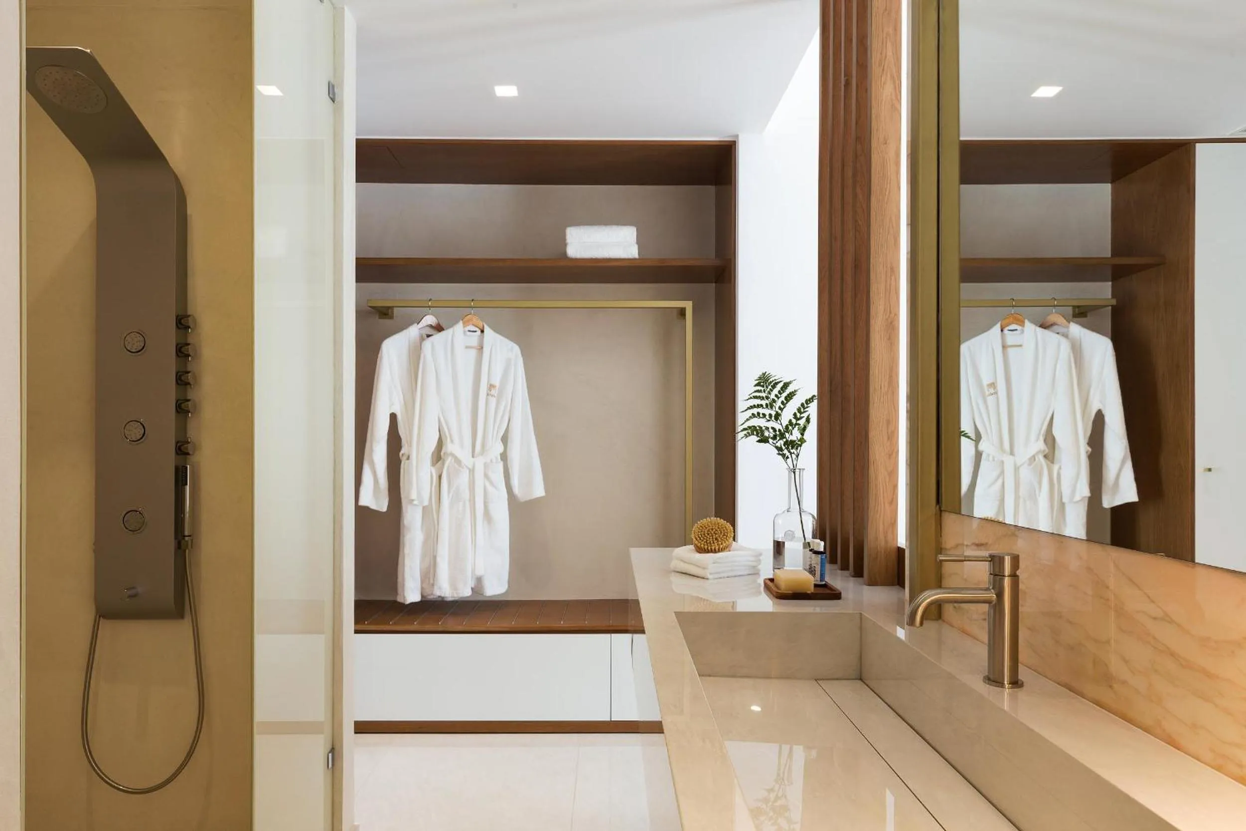 Bathroom in Mirabile Luxury Suites
