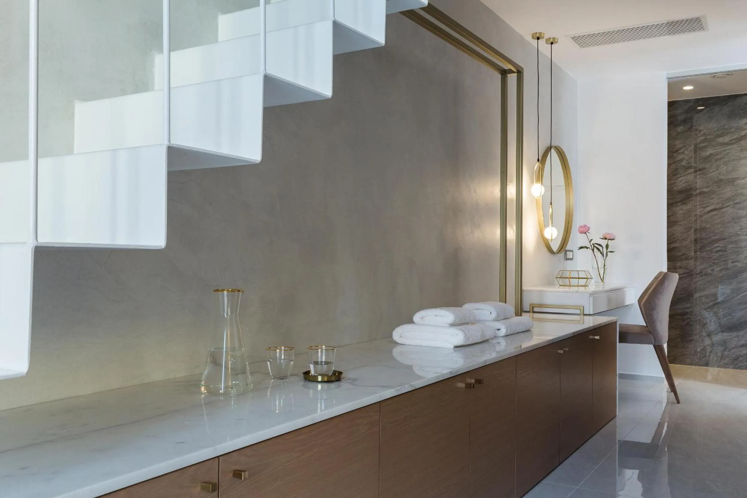 Bedroom in Mirabile Luxury Suites