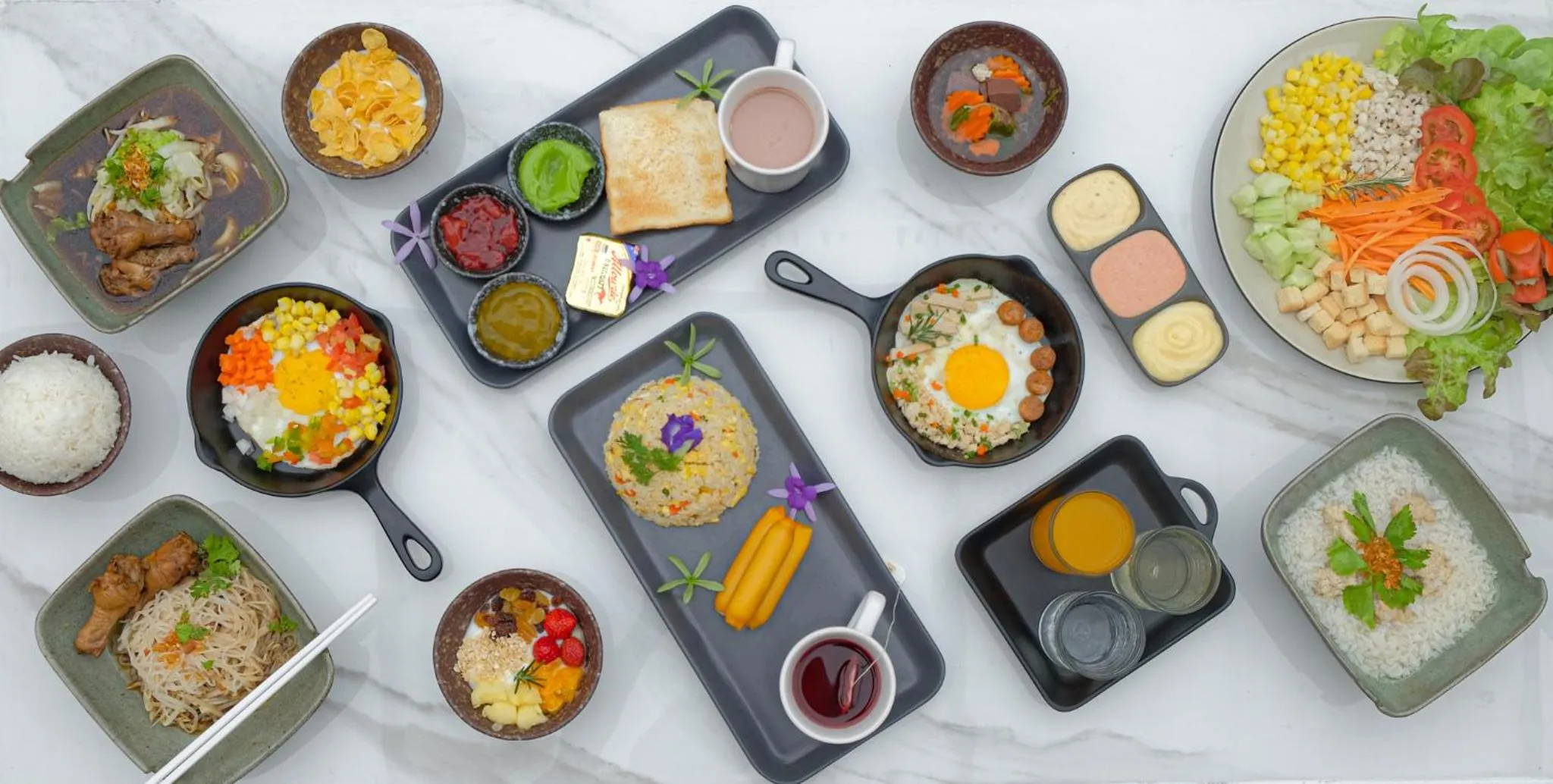 Breakfast in Tree Tara hotel