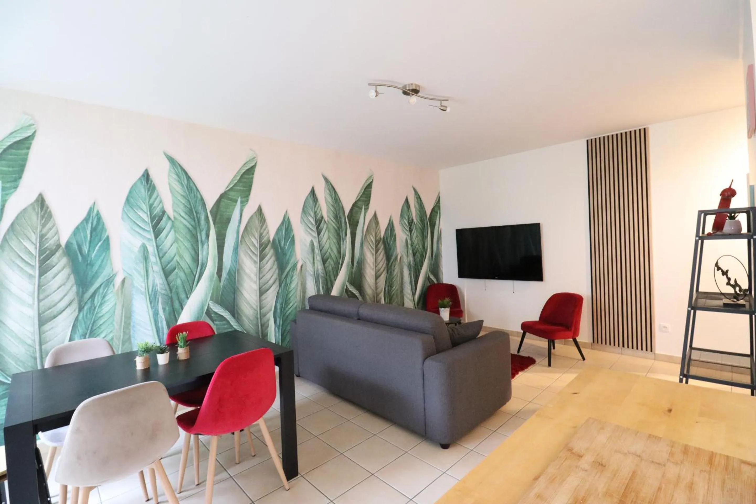 Living room in Appartement Montévrain Proche Disneyland - 6 Pax WIFI Parking