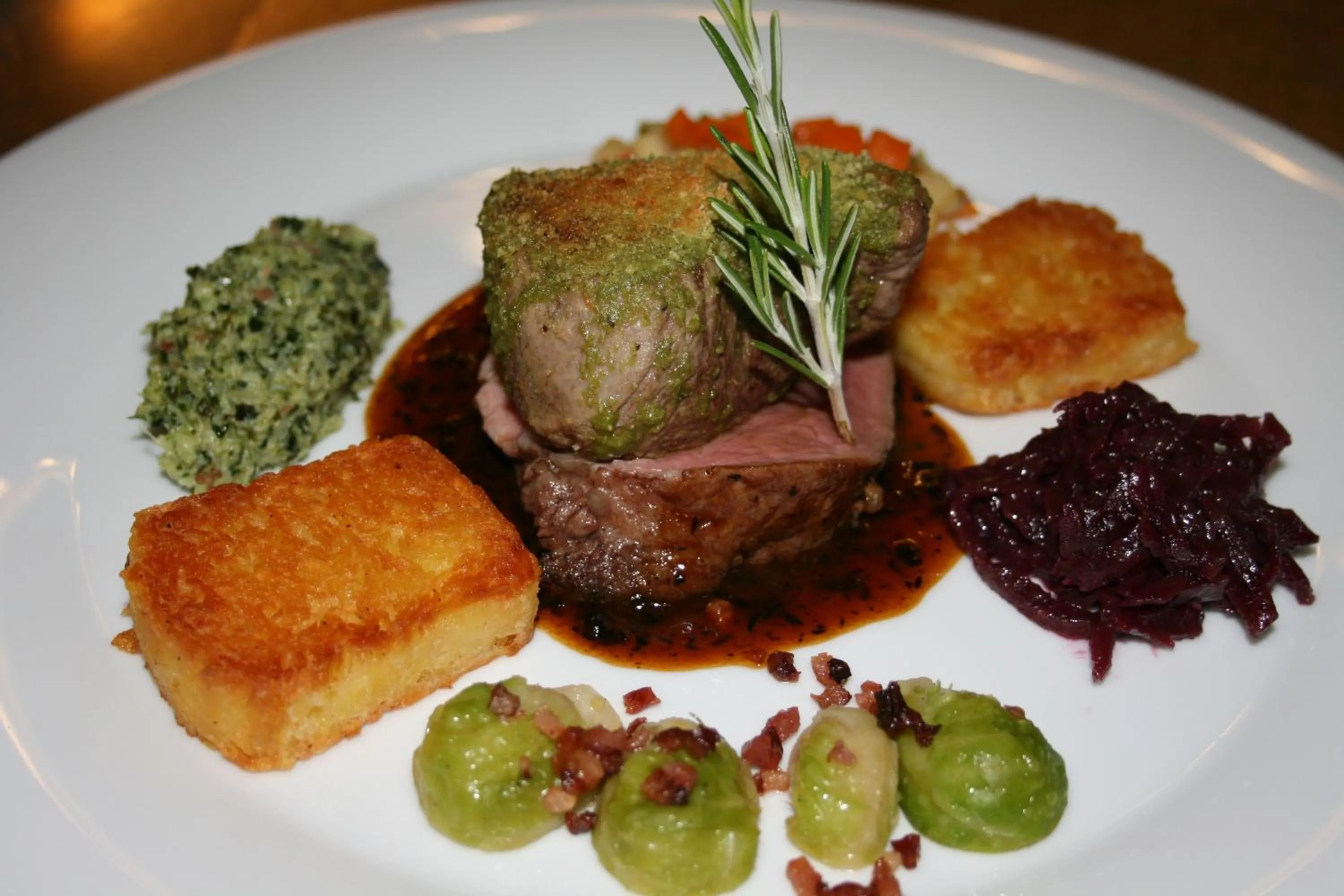 Food close-up in Hotel Waldeck mit Restaurant "Florian'S"