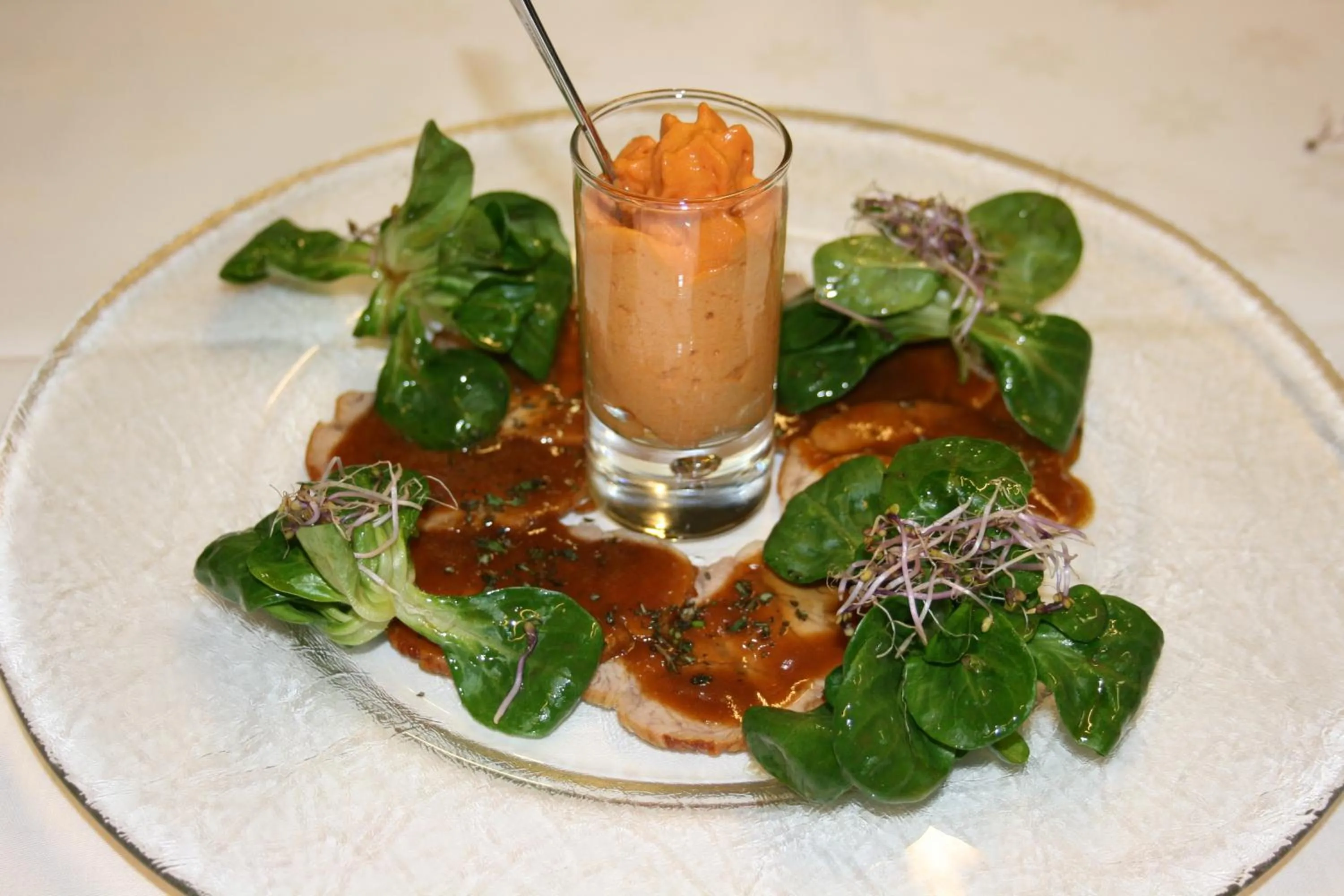 Food close-up in Hotel Waldeck mit Restaurant "Florian'S"