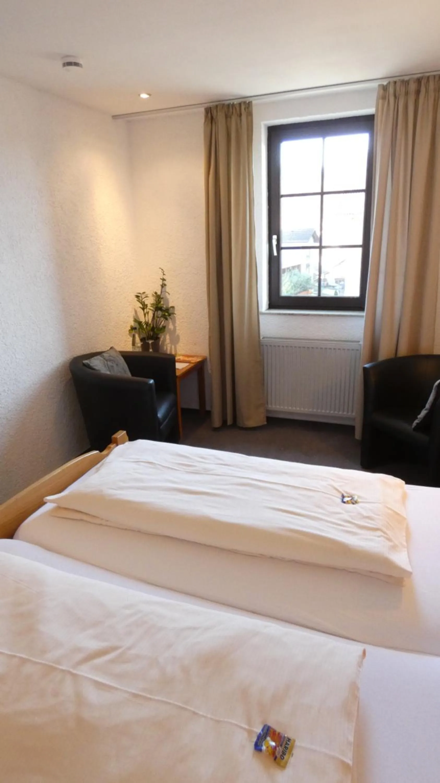 Seating area, Bed in Hotel Burg Breuberg