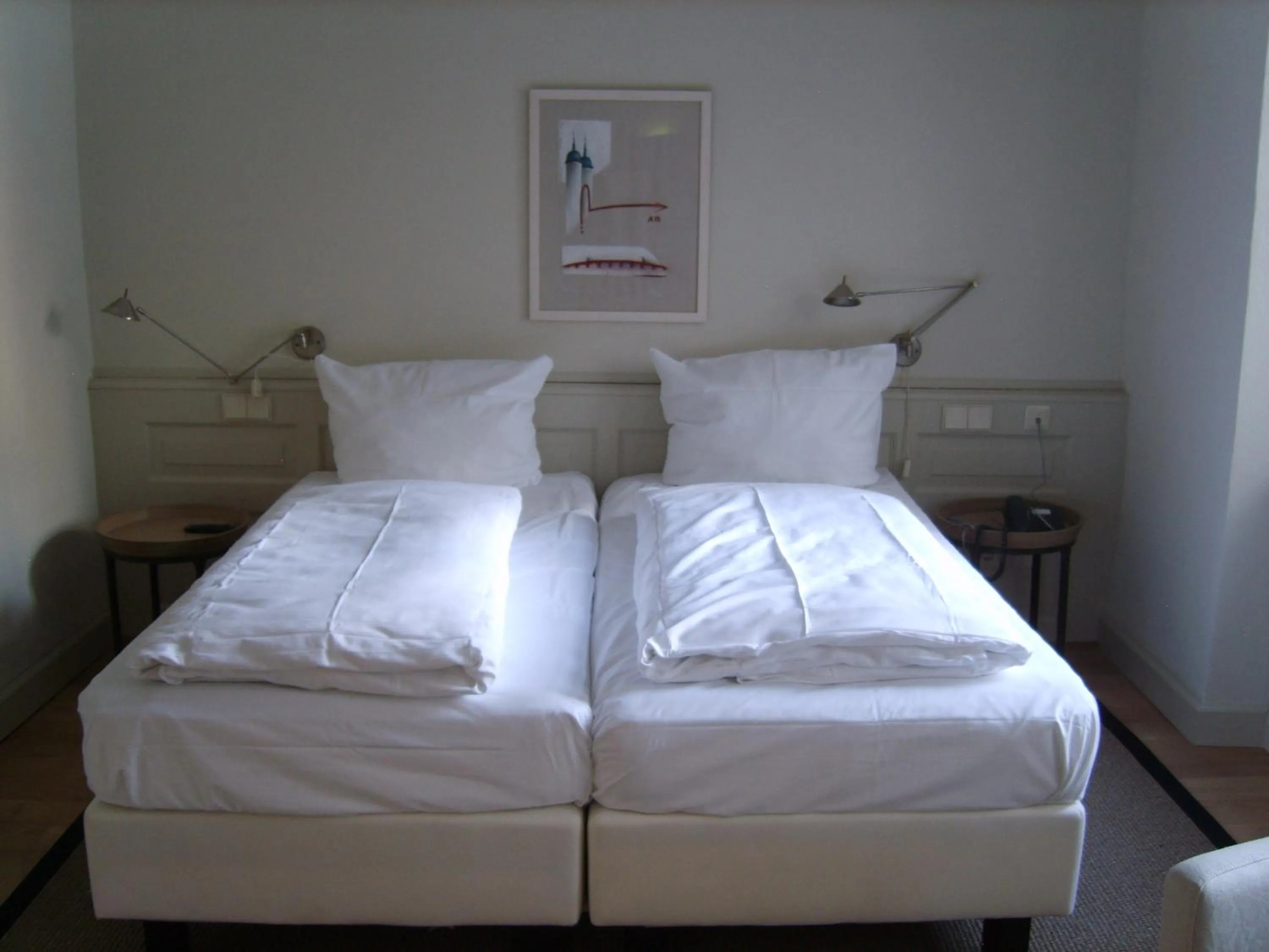 Bed in Hotel Schnookeloch