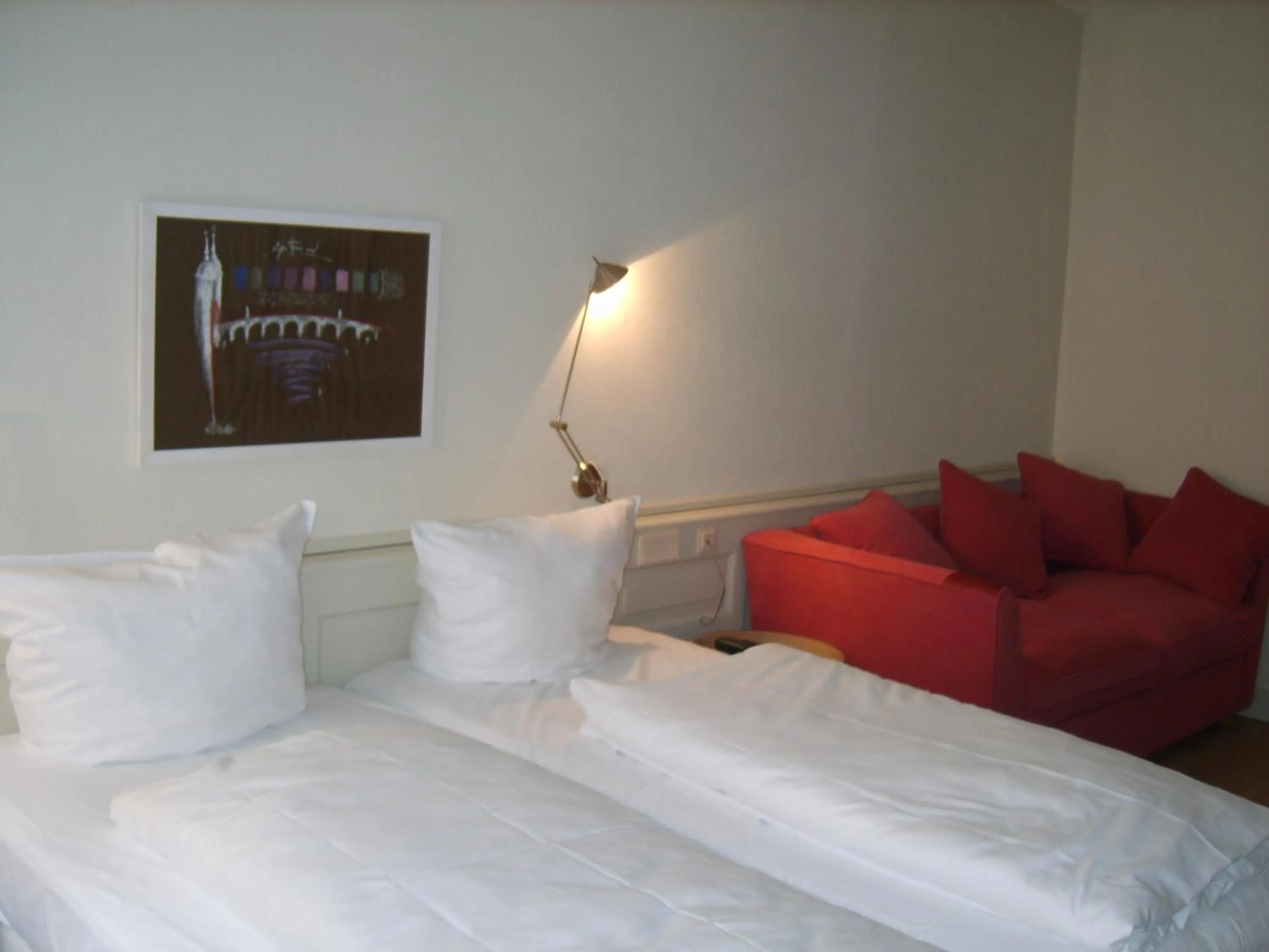 Bed in Hotel Schnookeloch