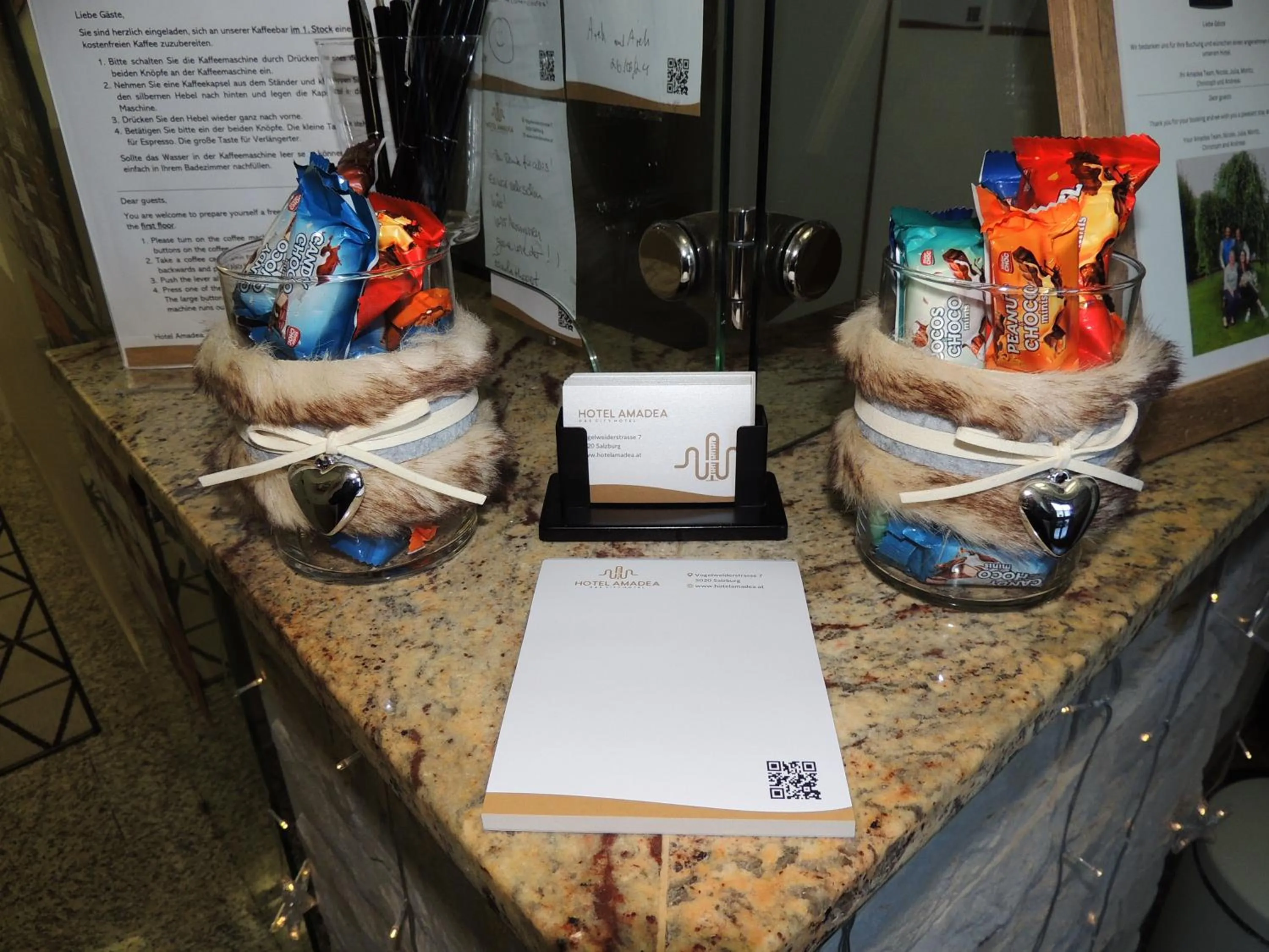 Lobby or reception in AMADEA - Cityhotel Salzburg