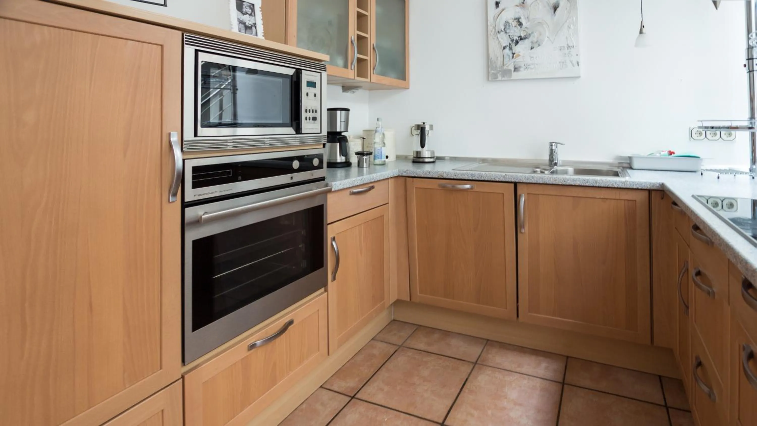 Communal kitchen in Hotel Garni Landhaus zur Issel