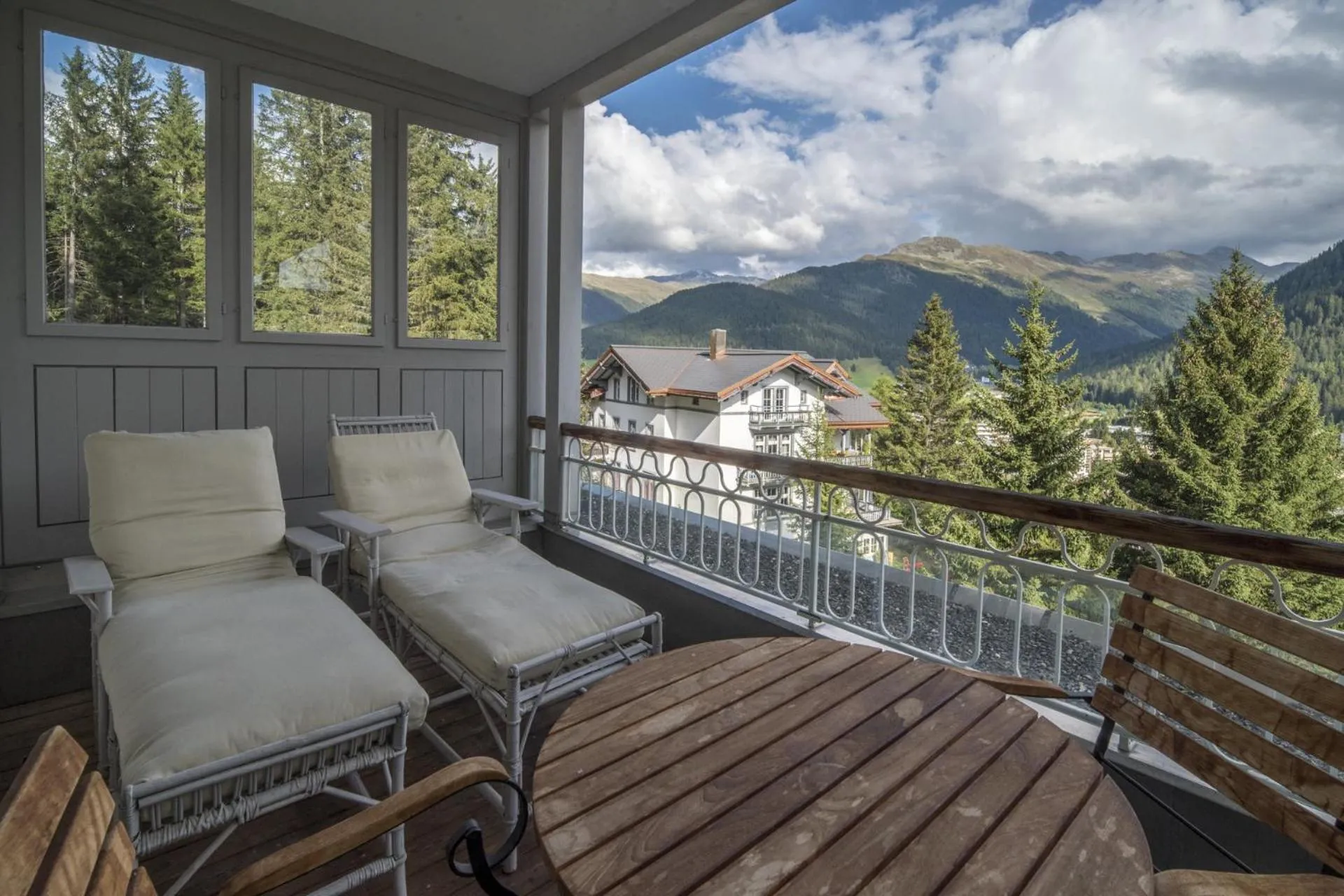 View (from property/room) in Waldhotel & SPA Davos - for body & soul