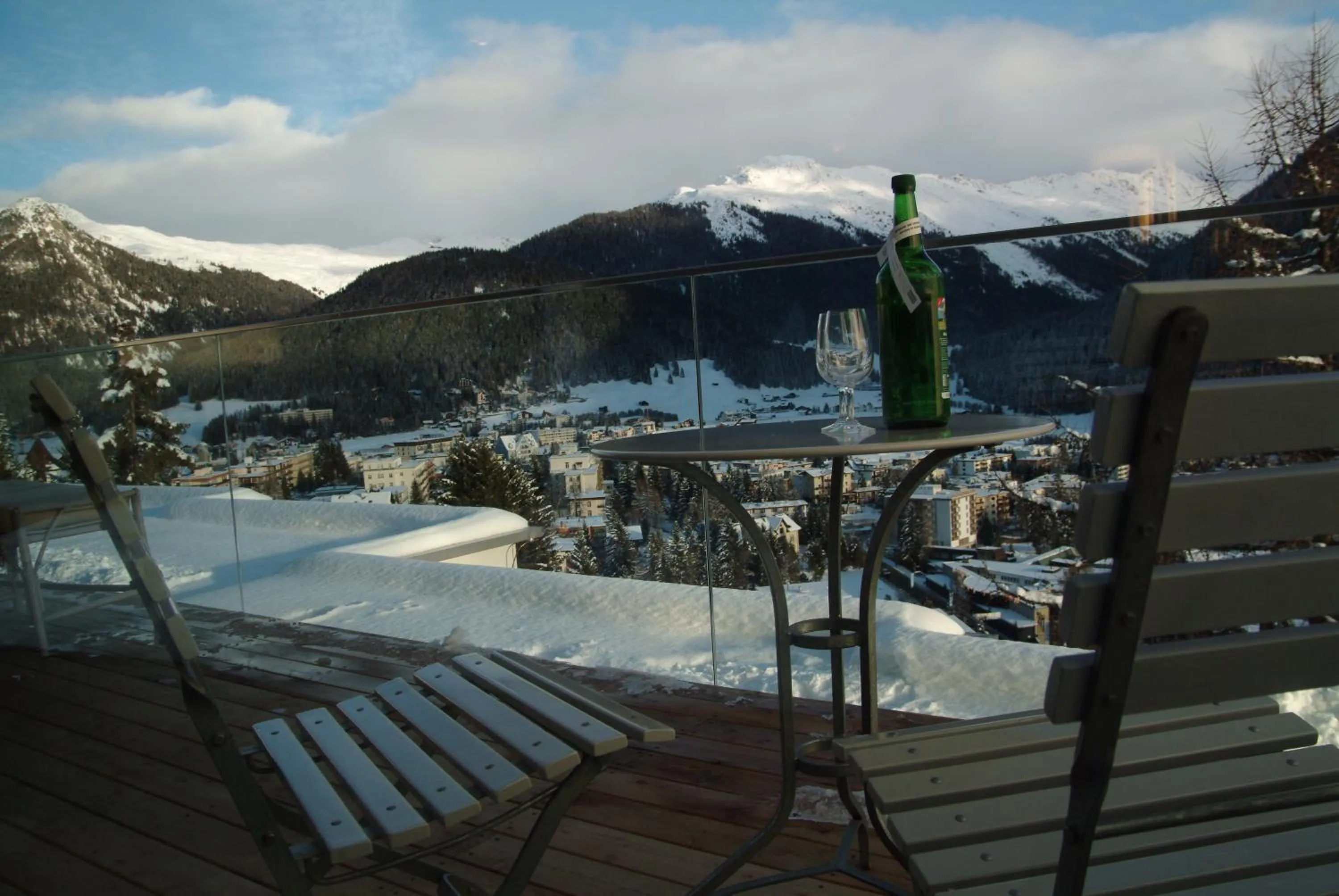 Balcony/Terrace in Waldhotel & SPA Davos - for body & soul