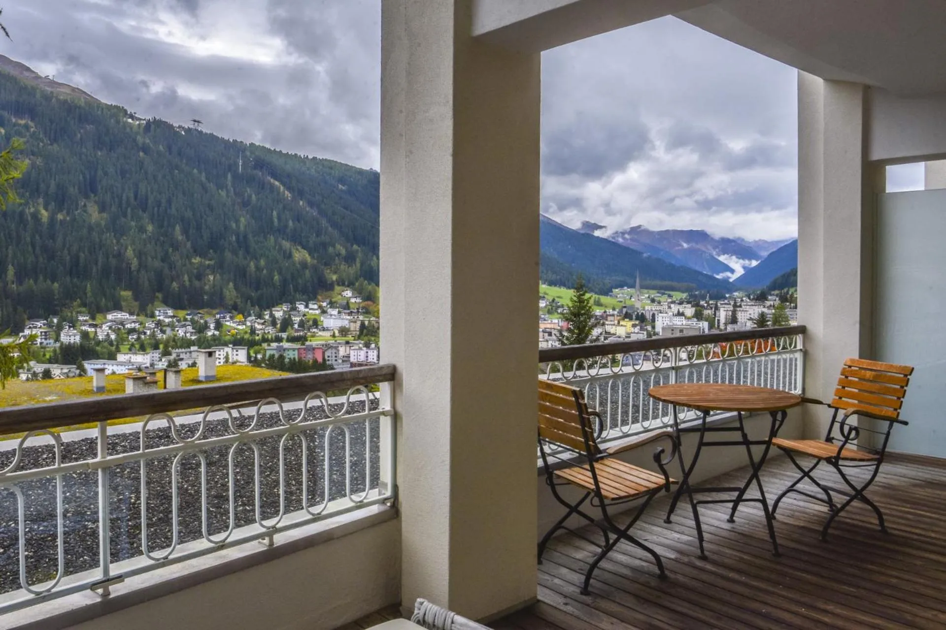 View (from property/room) in Waldhotel & SPA Davos - for body & soul