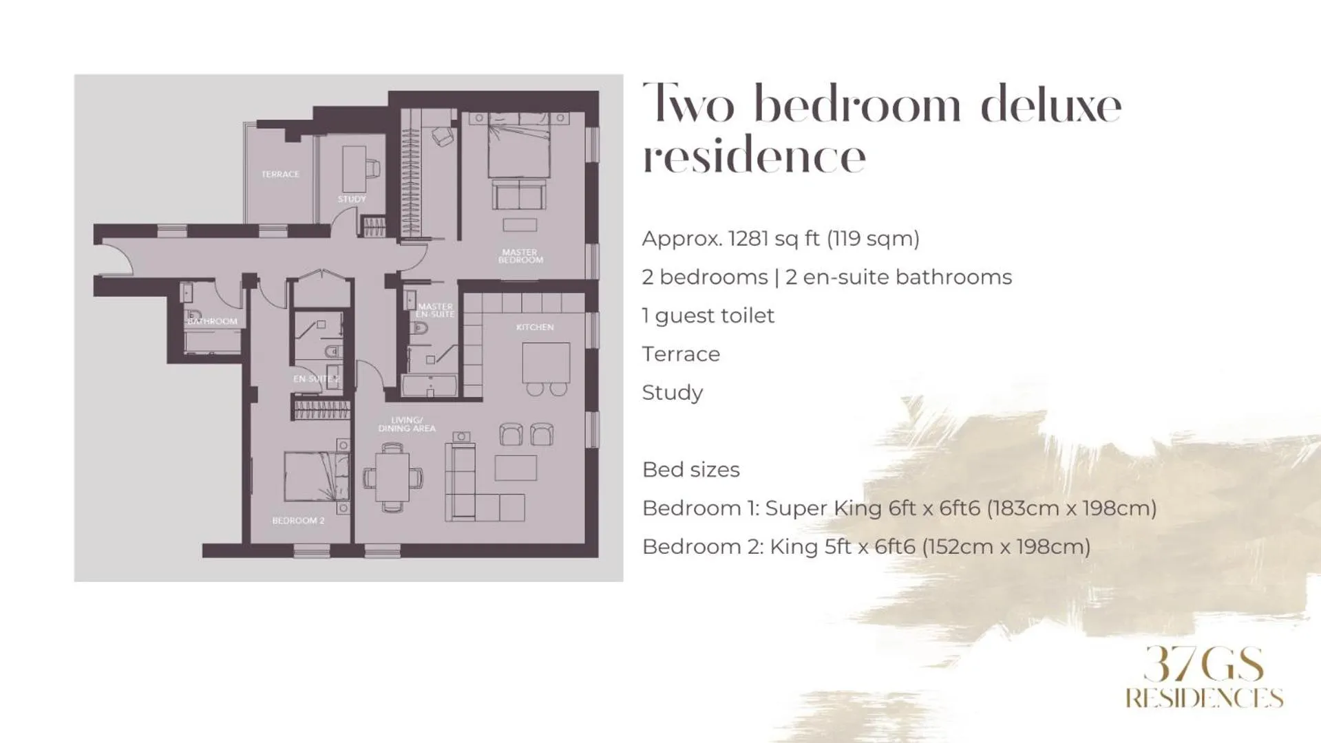 Floor plan in 37GS Residences