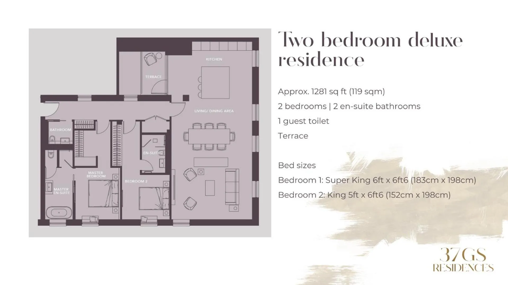 Floor plan in 37GS Residences