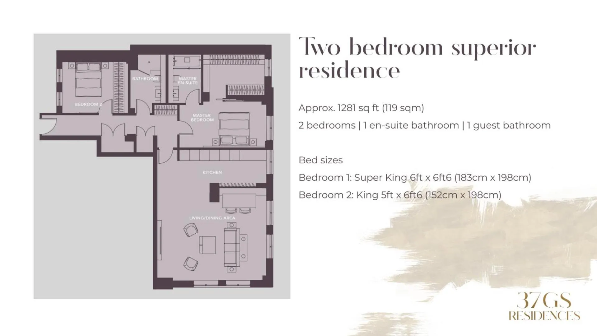 Floor plan in 37GS Residences