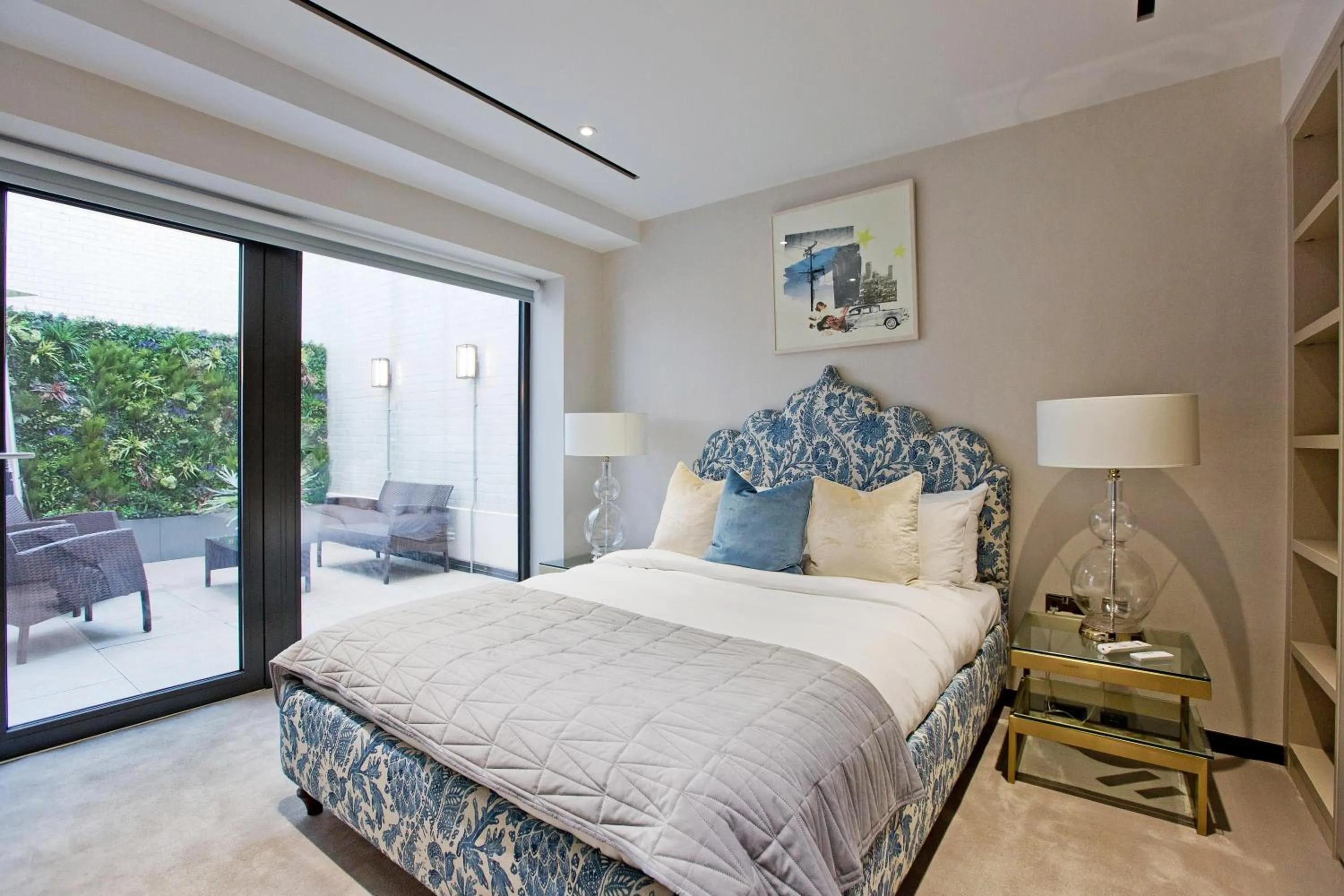 Patio, Bed in 37GS Residences