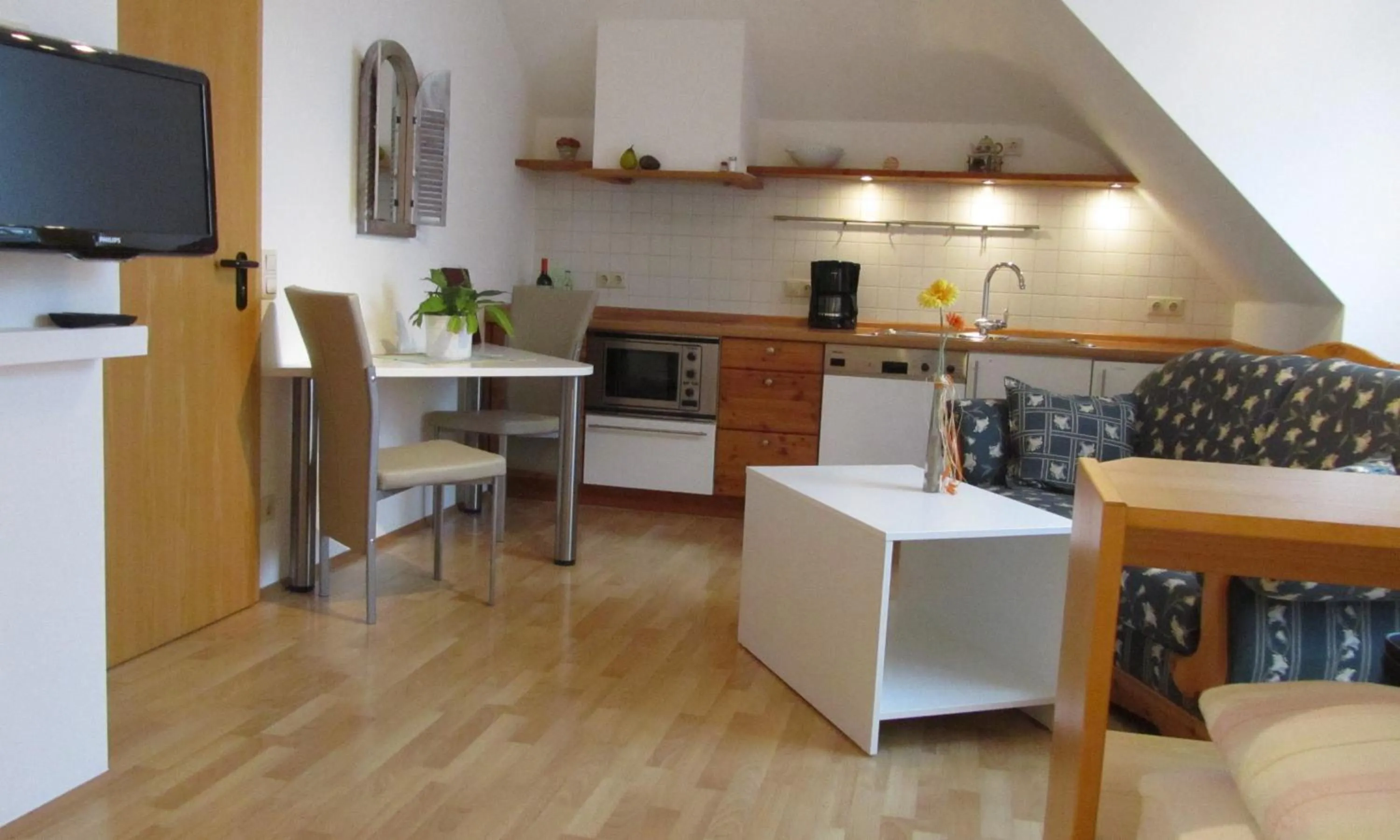 Kitchen or kitchenette in Land-gut-Hotel Lohmann