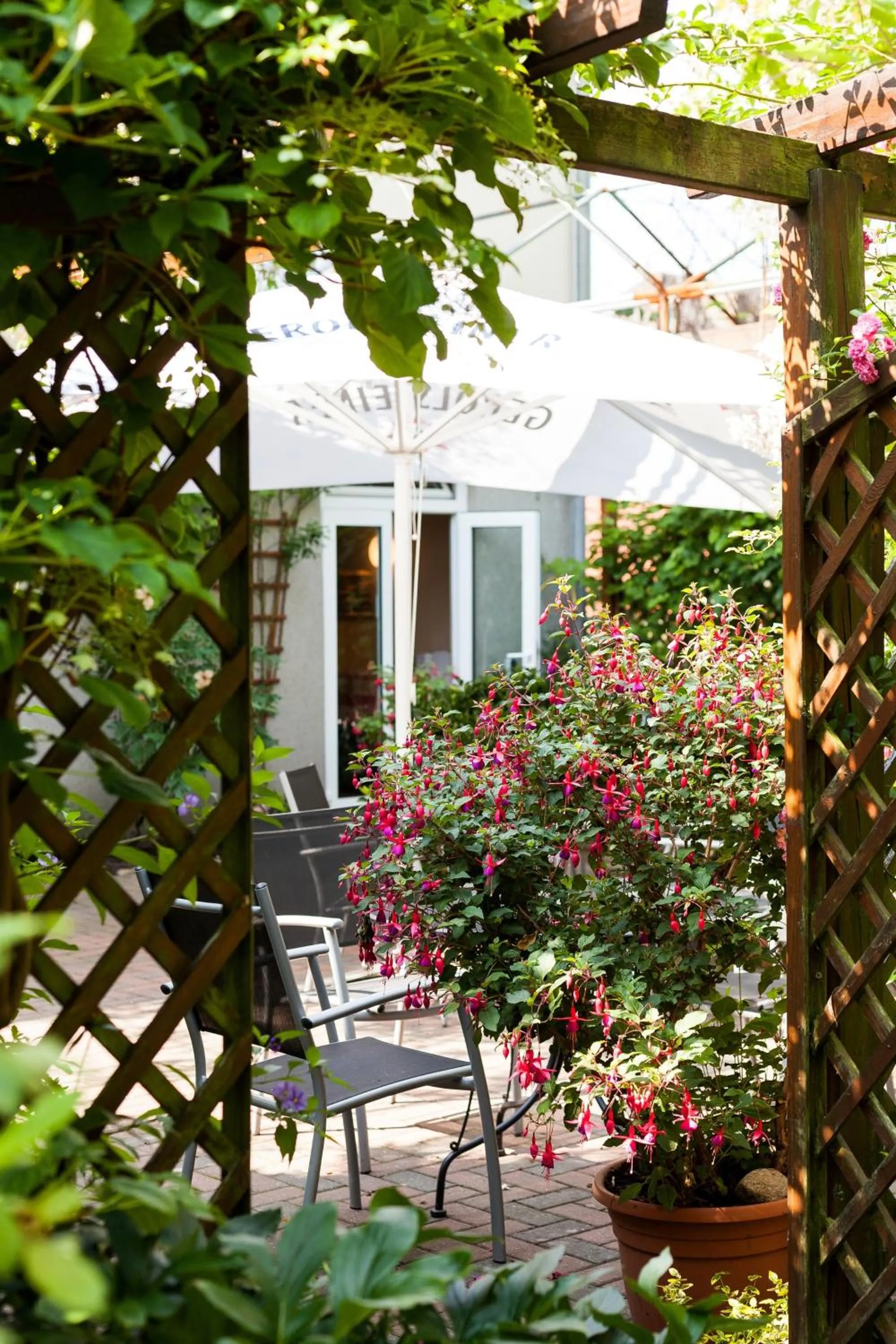 Garden in Hotel Garni Schlossgarten