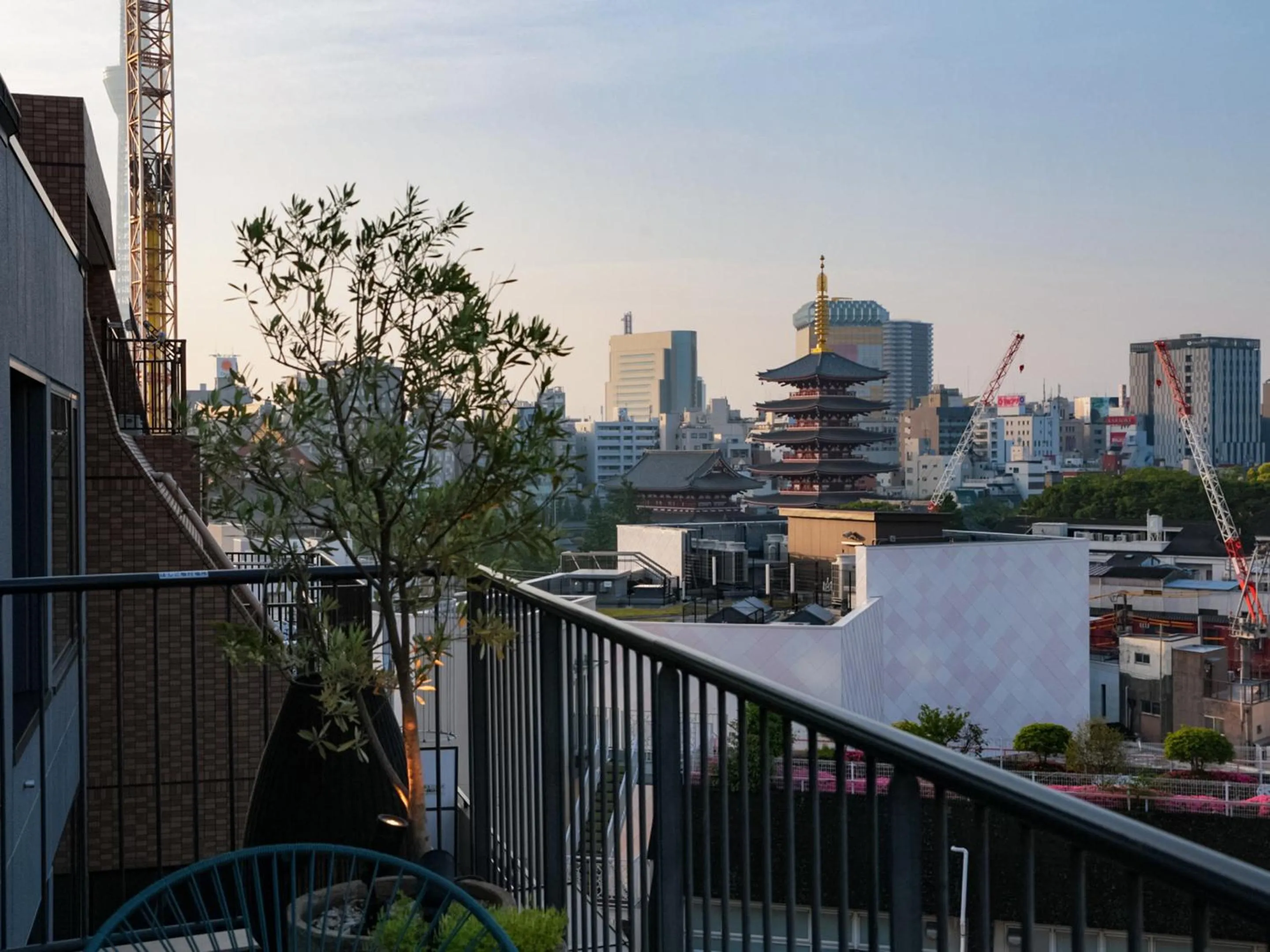 Balcony/Terrace in Asakusa Kokono Club Hotel