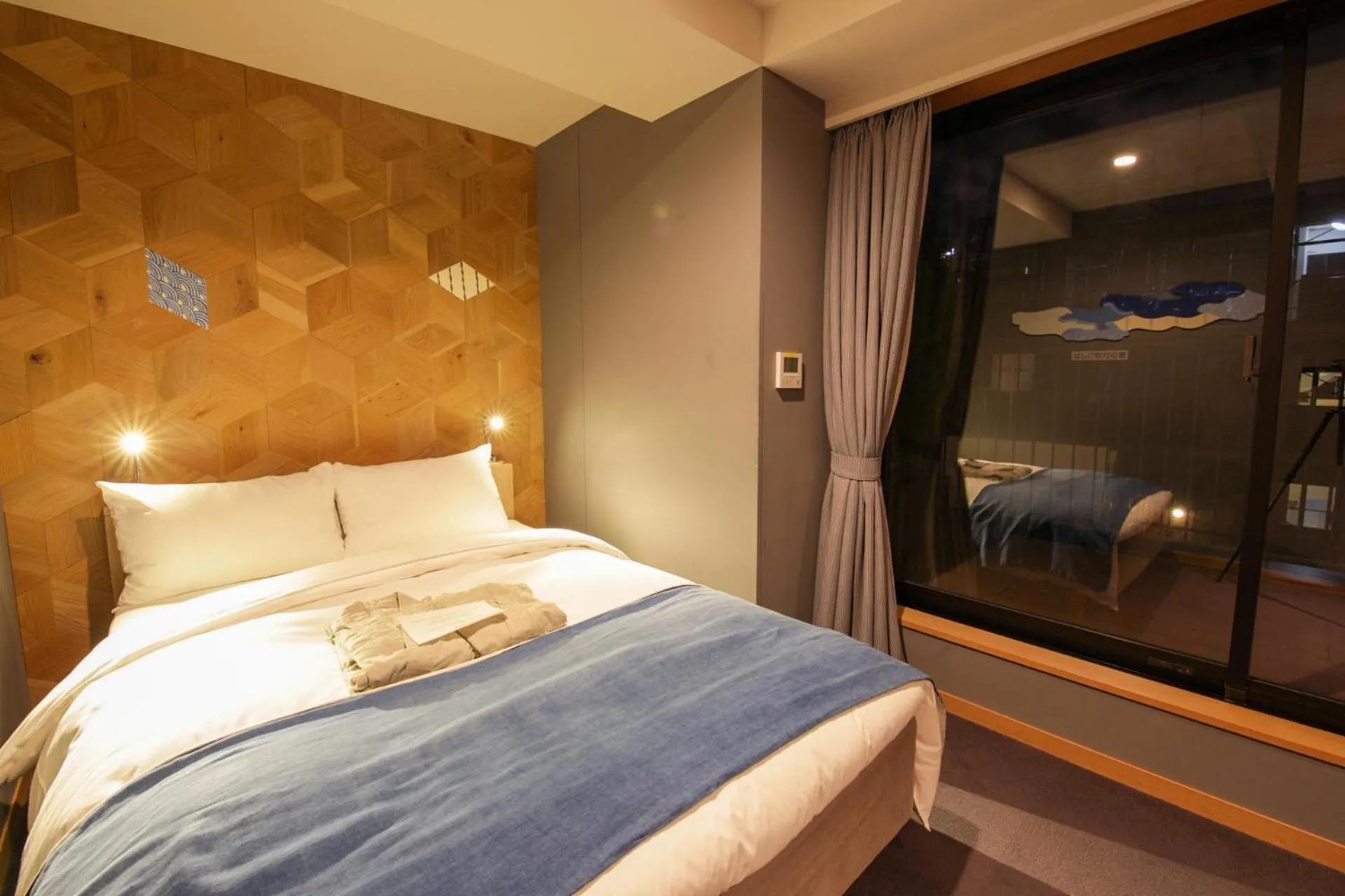 Bed in Asakusa Kokono Club Hotel