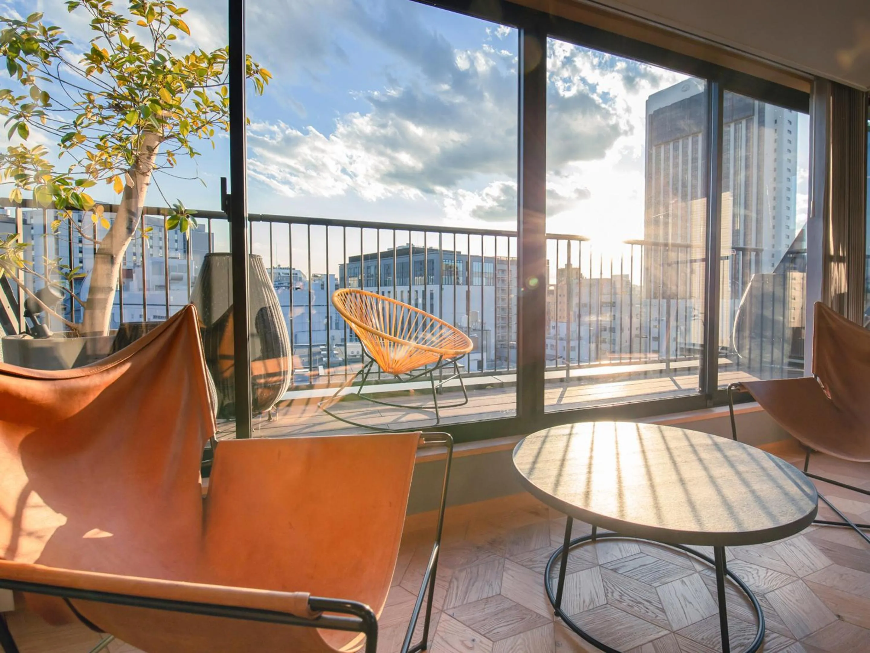 Balcony/Terrace in Asakusa Kokono Club Hotel
