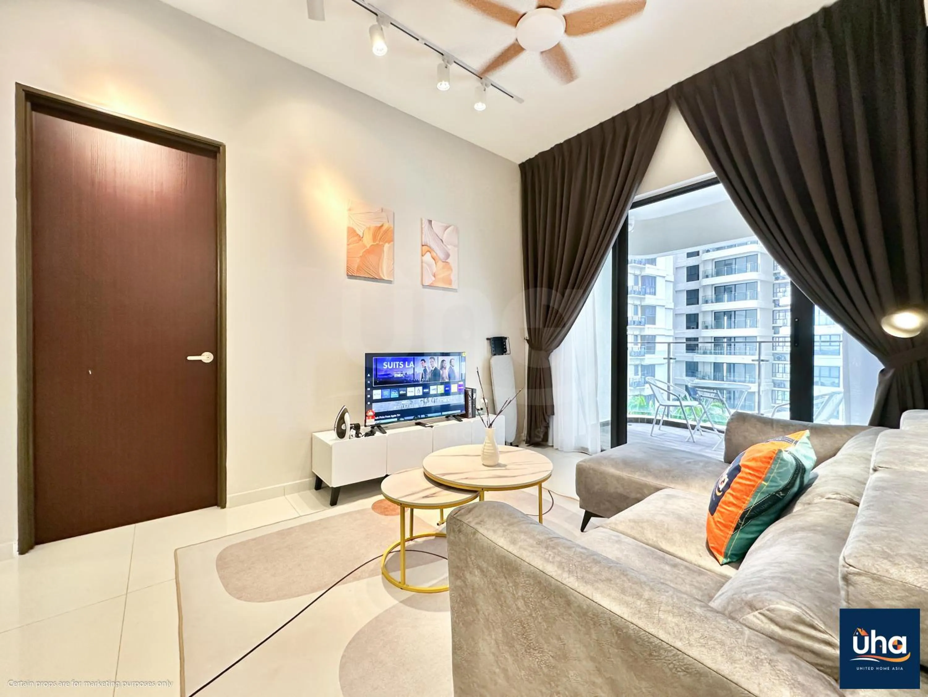 TV and multimedia, Bed in Country Garden Danga Bay @ UHA