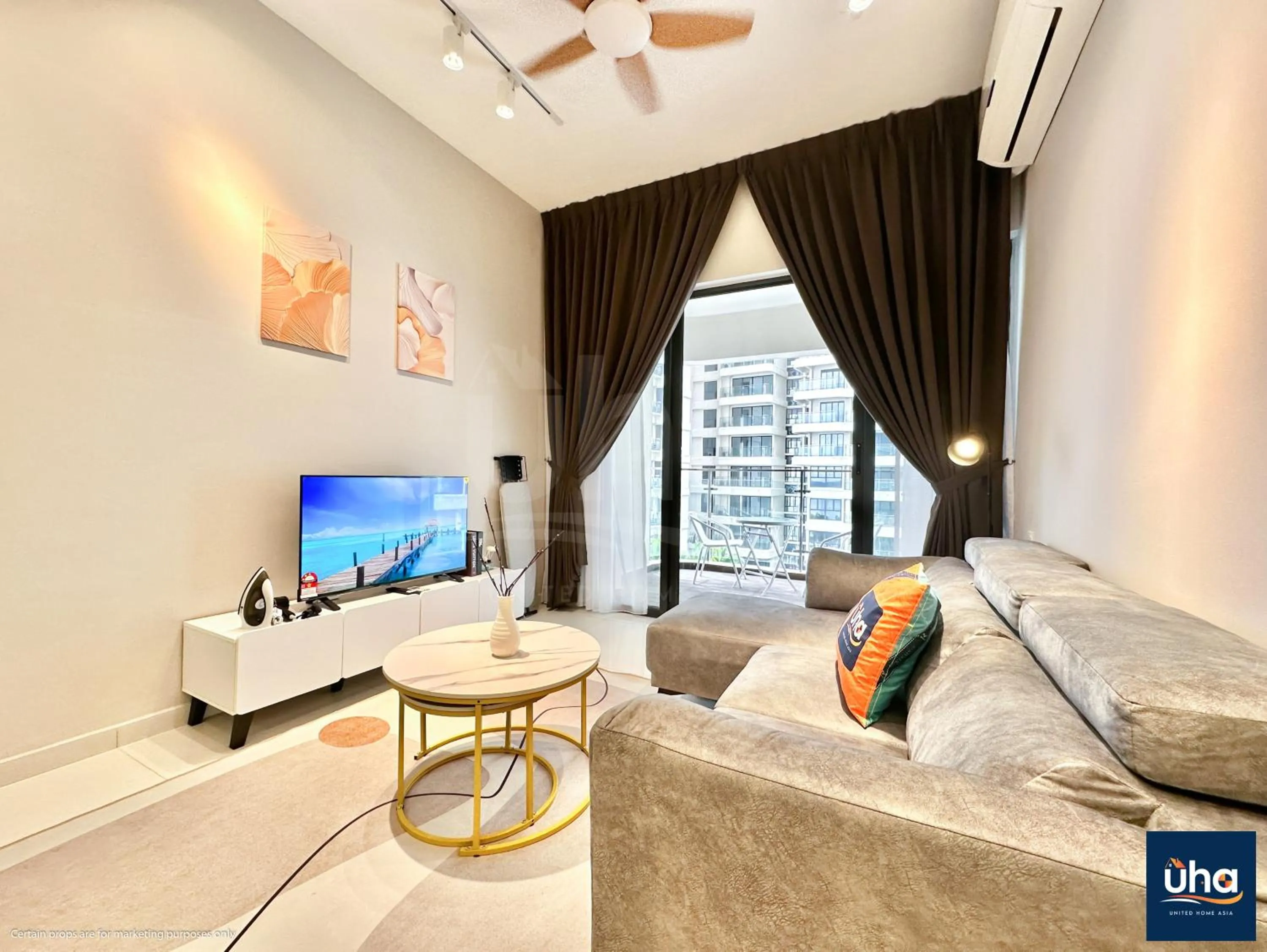 TV and multimedia, Bed in Country Garden Danga Bay @ UHA