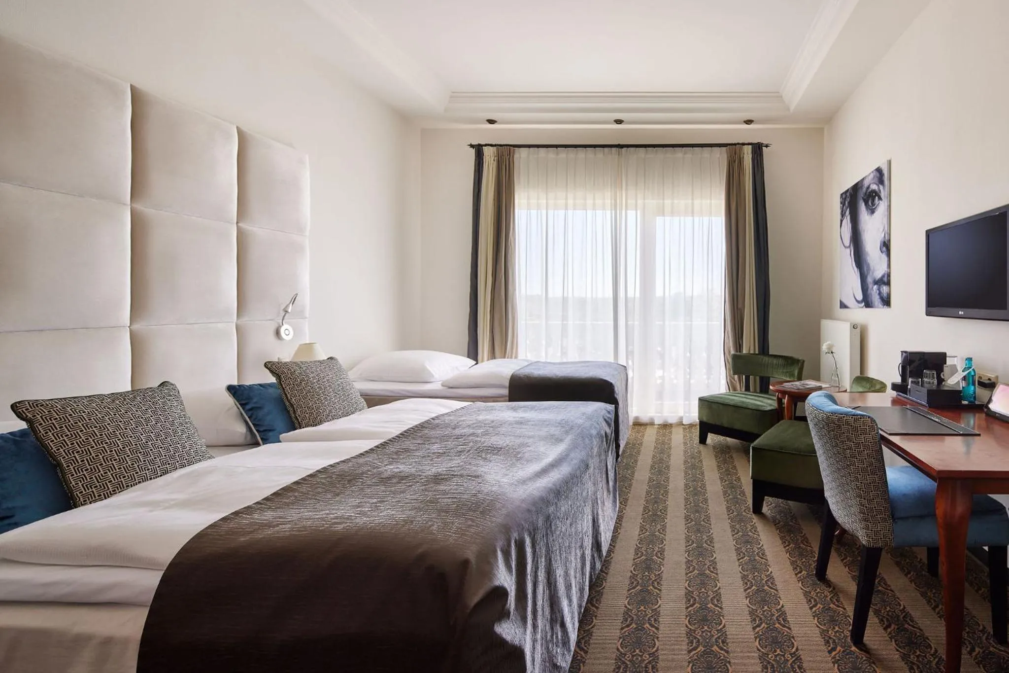 Photo of the whole room, Bed in Van der Valk Resort Linstow