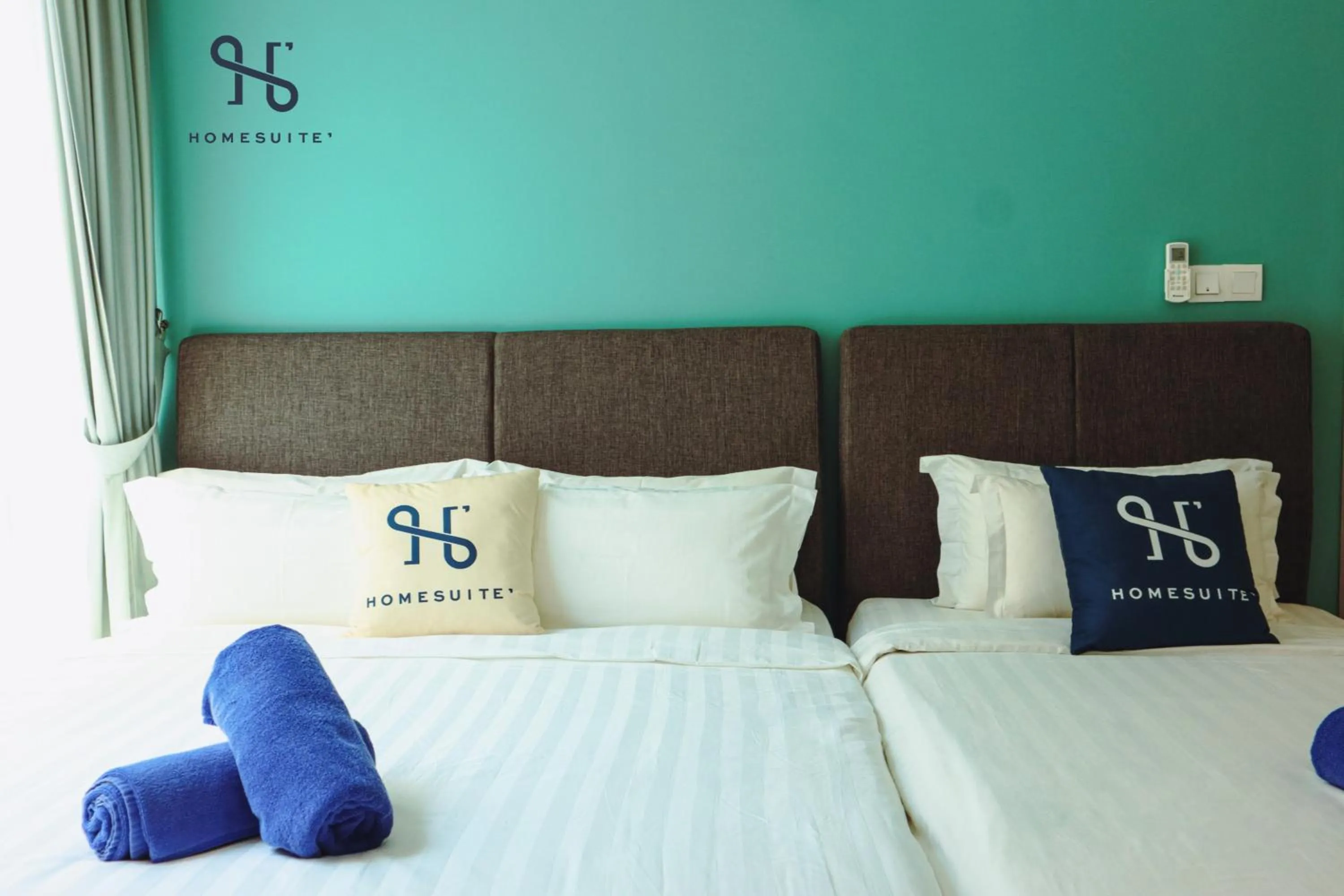 Photo of the whole room, Bed in Homesuite' Home at Sutera Avenue