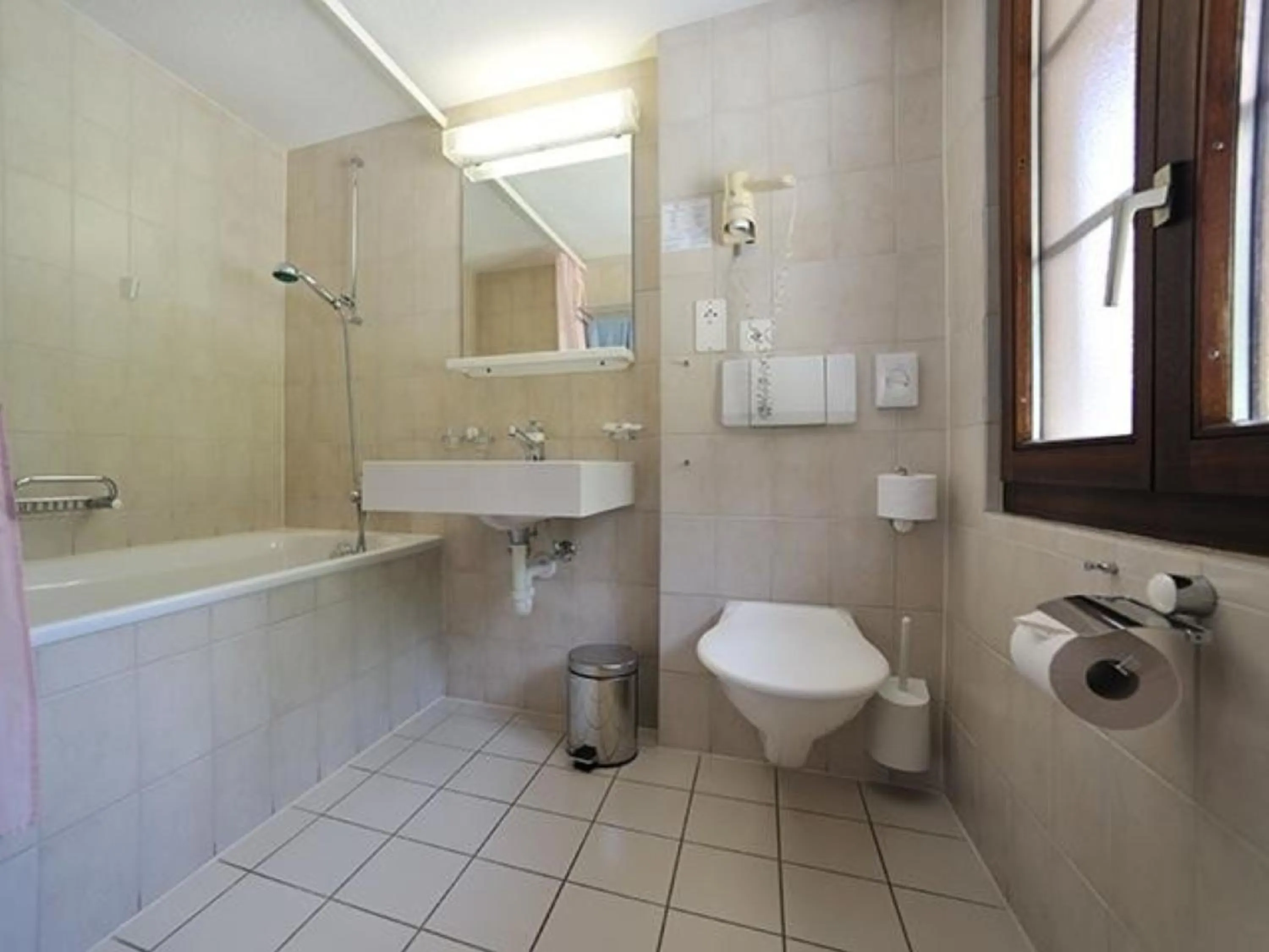 Bathroom in Hotel THE LARIX ski-in ski-out