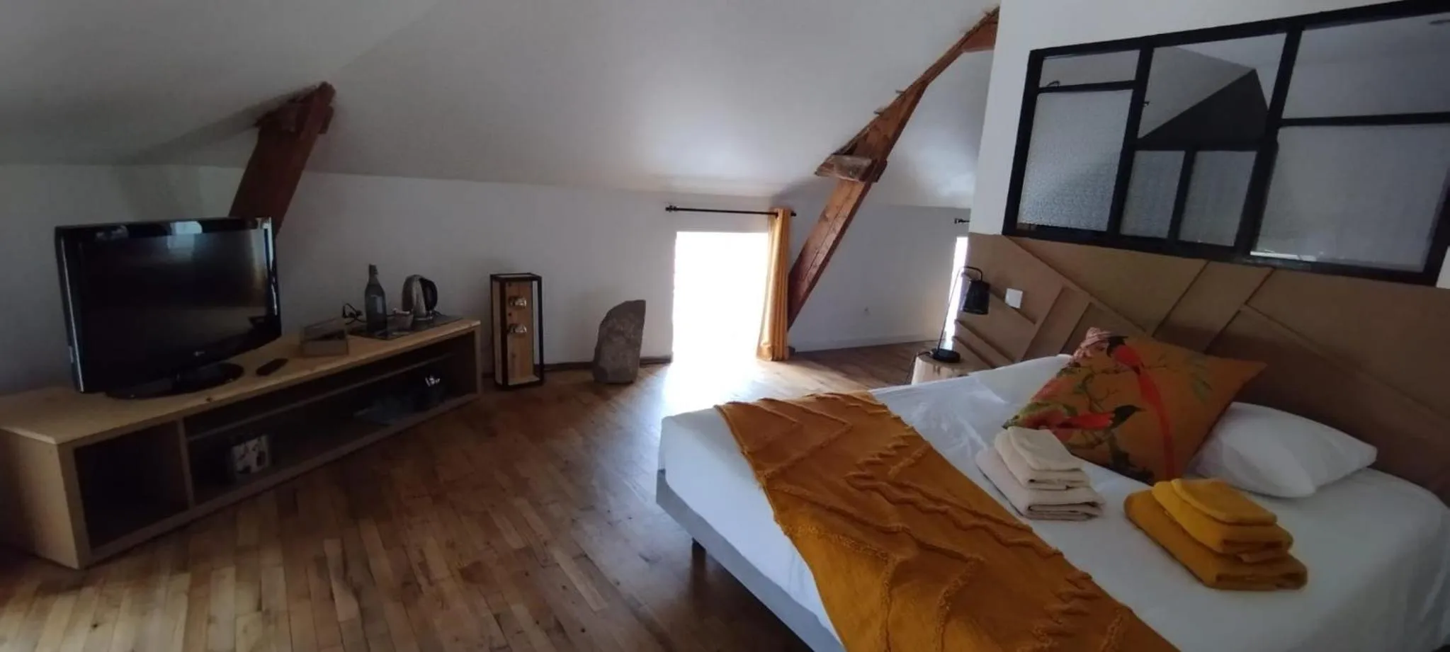 Bed in Chambres d'hôtes "Le Verrie Cosy"