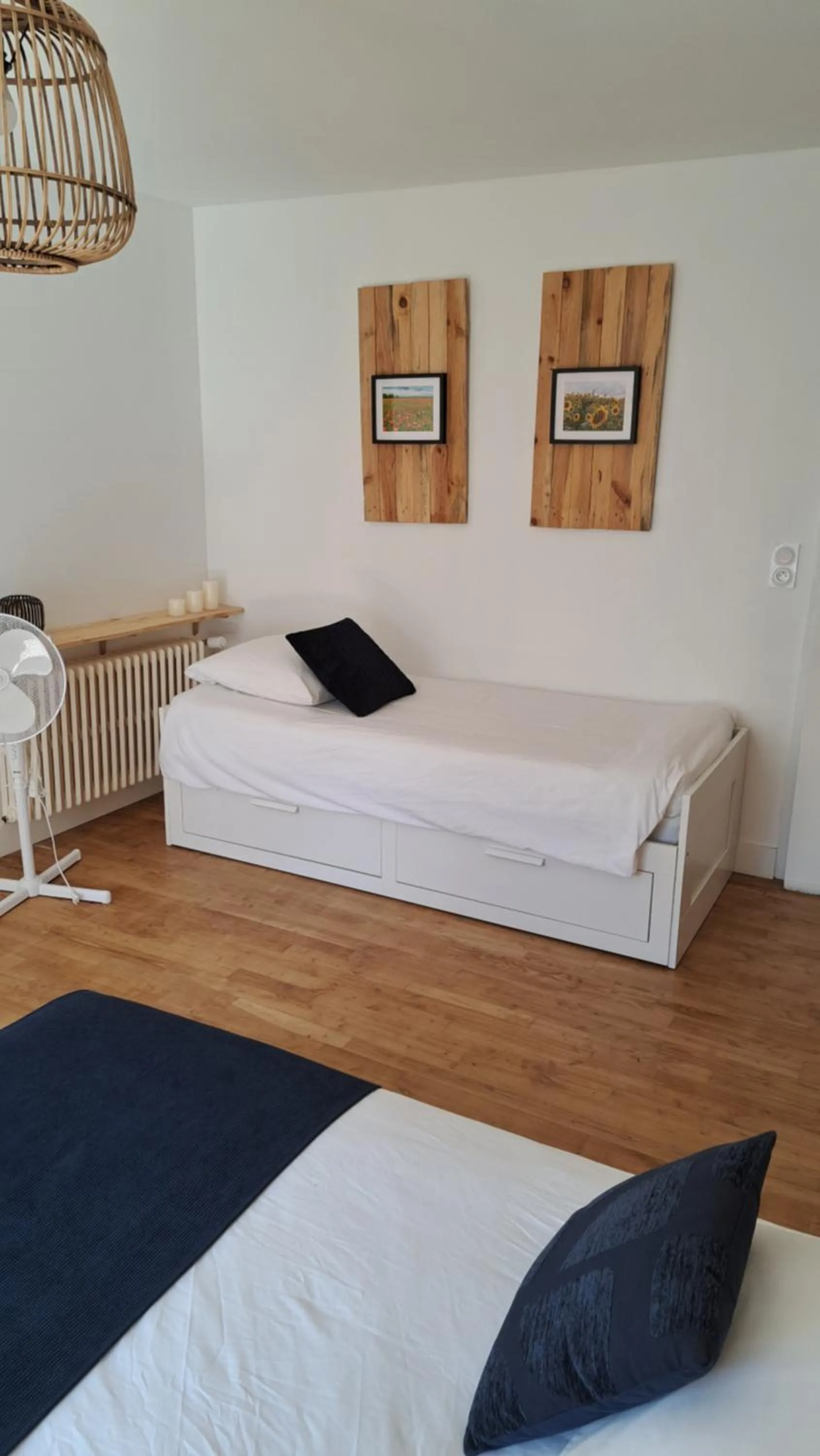 Bed in Chambres d'hôtes "Le Verrie Cosy"