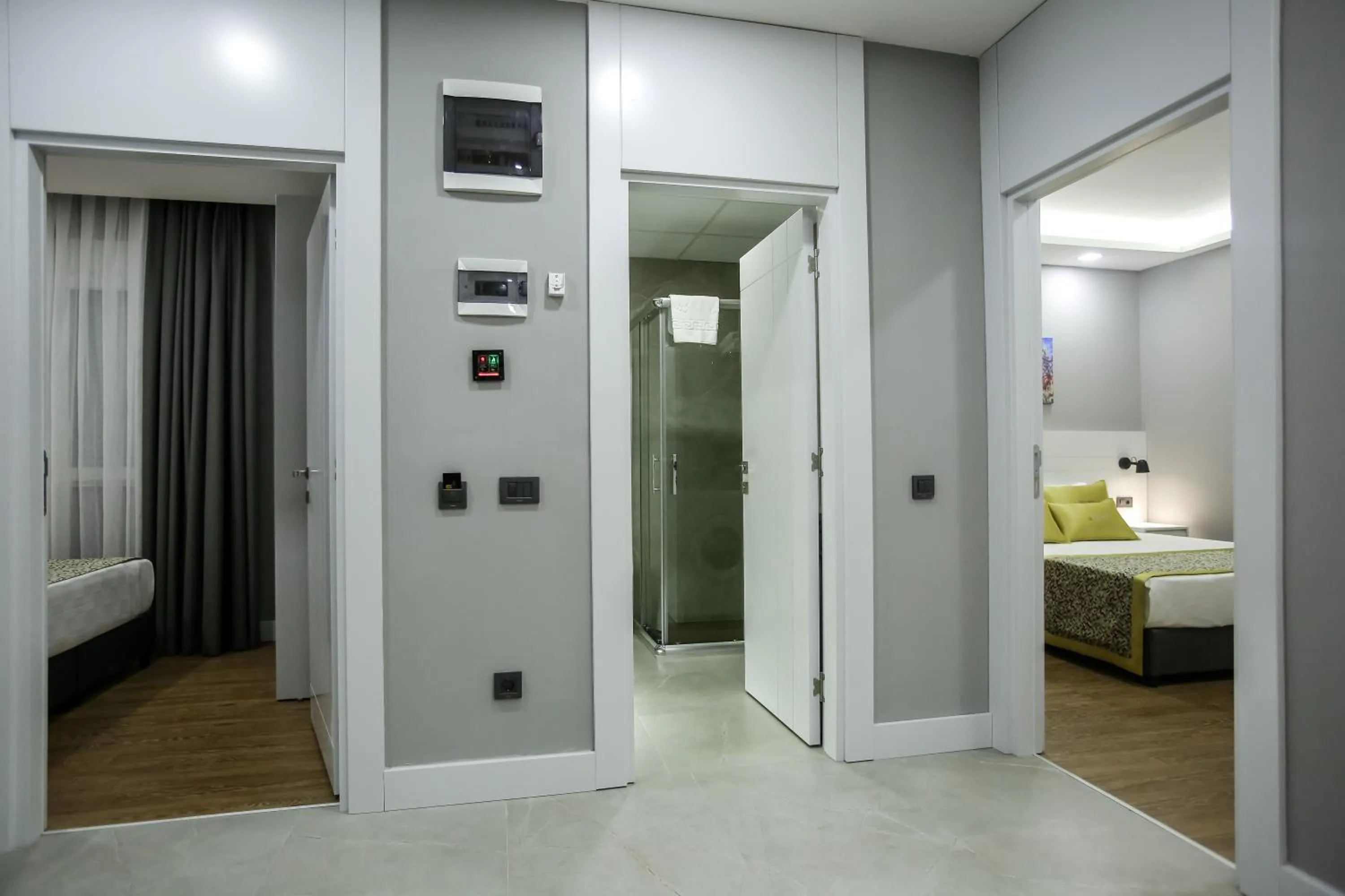 Bedroom, Bed in Stile Suite Family Hotel