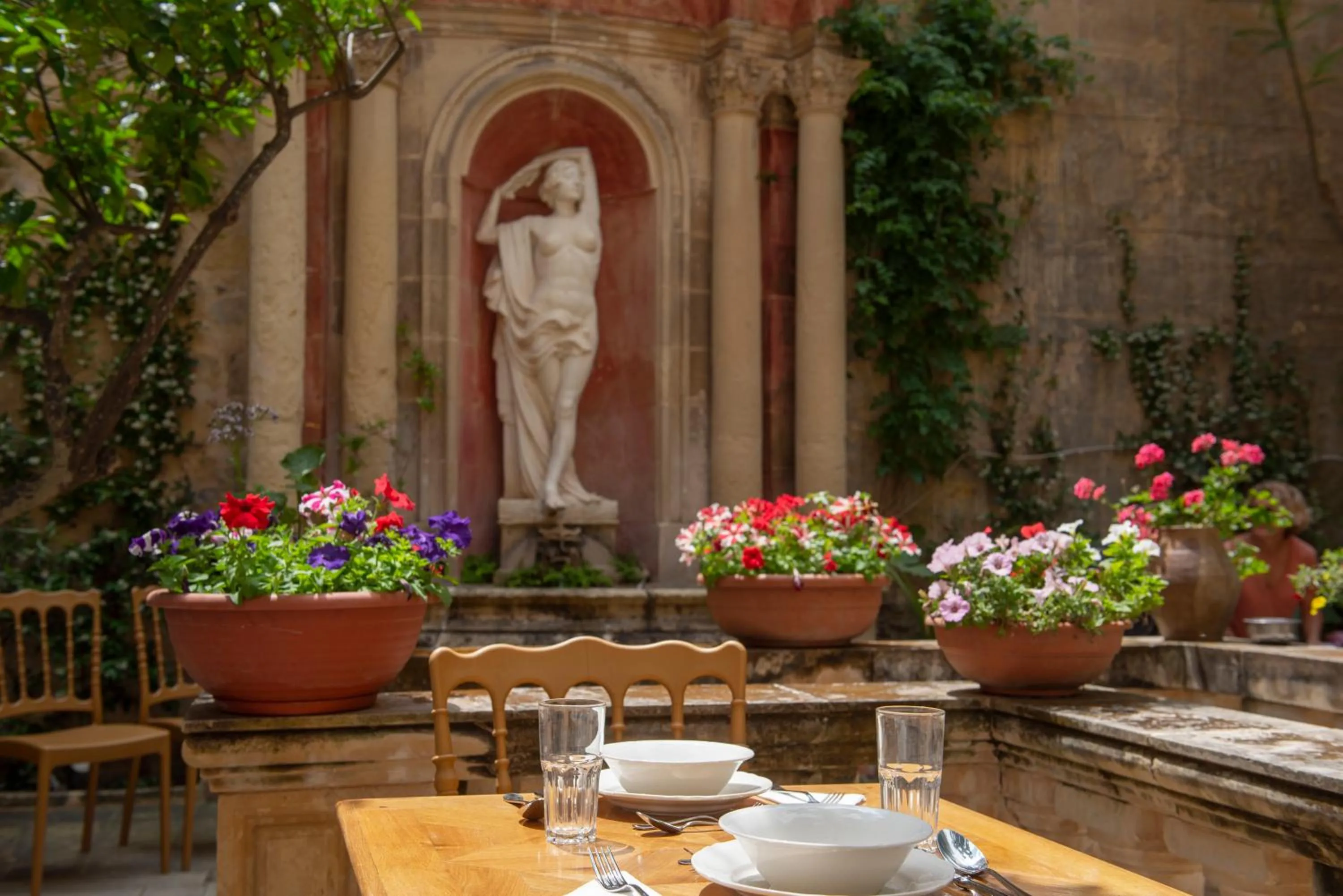 Garden in Casa Rocca Piccola B&B