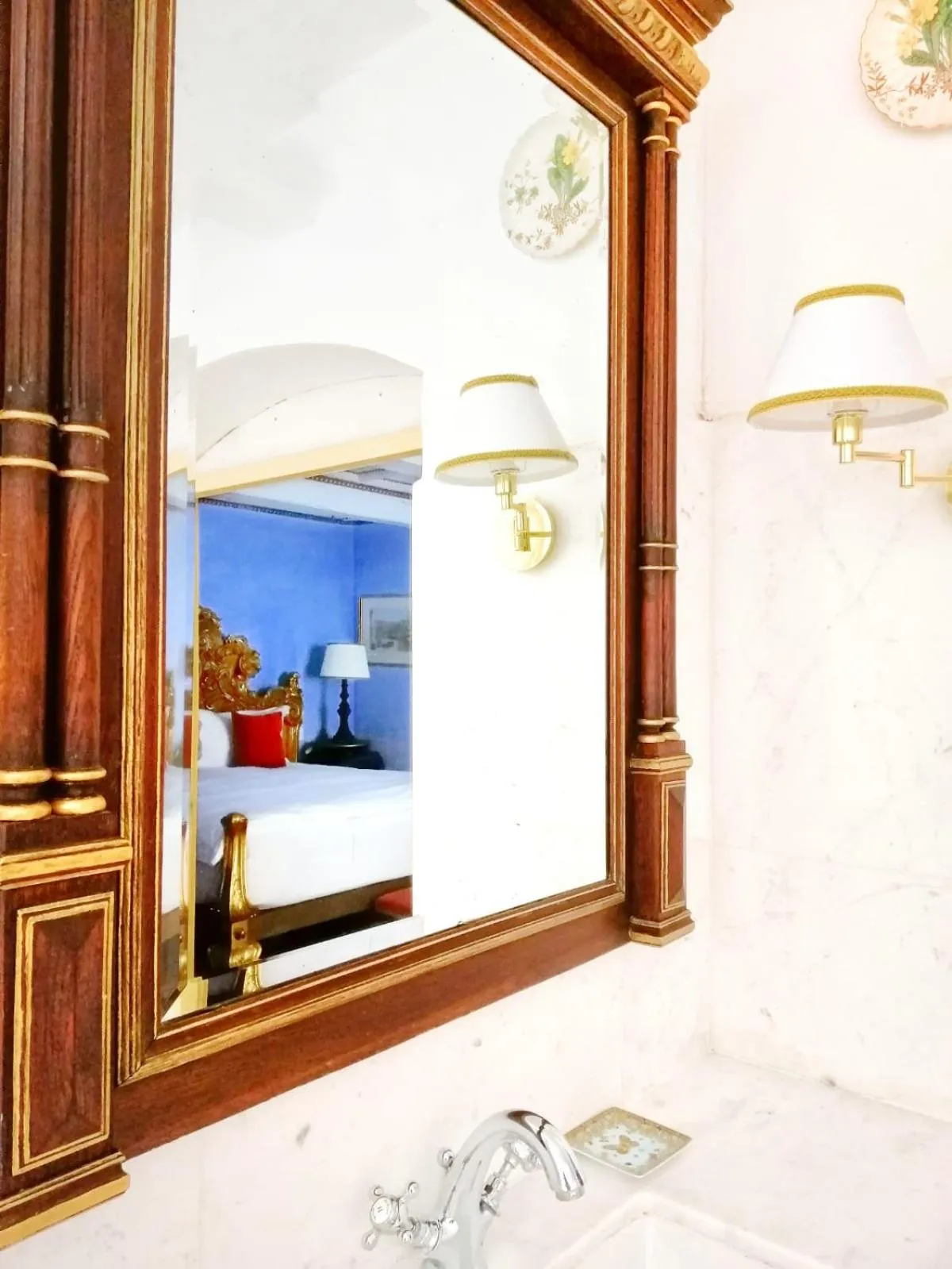 Bathroom, Bed in Casa Rocca Piccola B&B