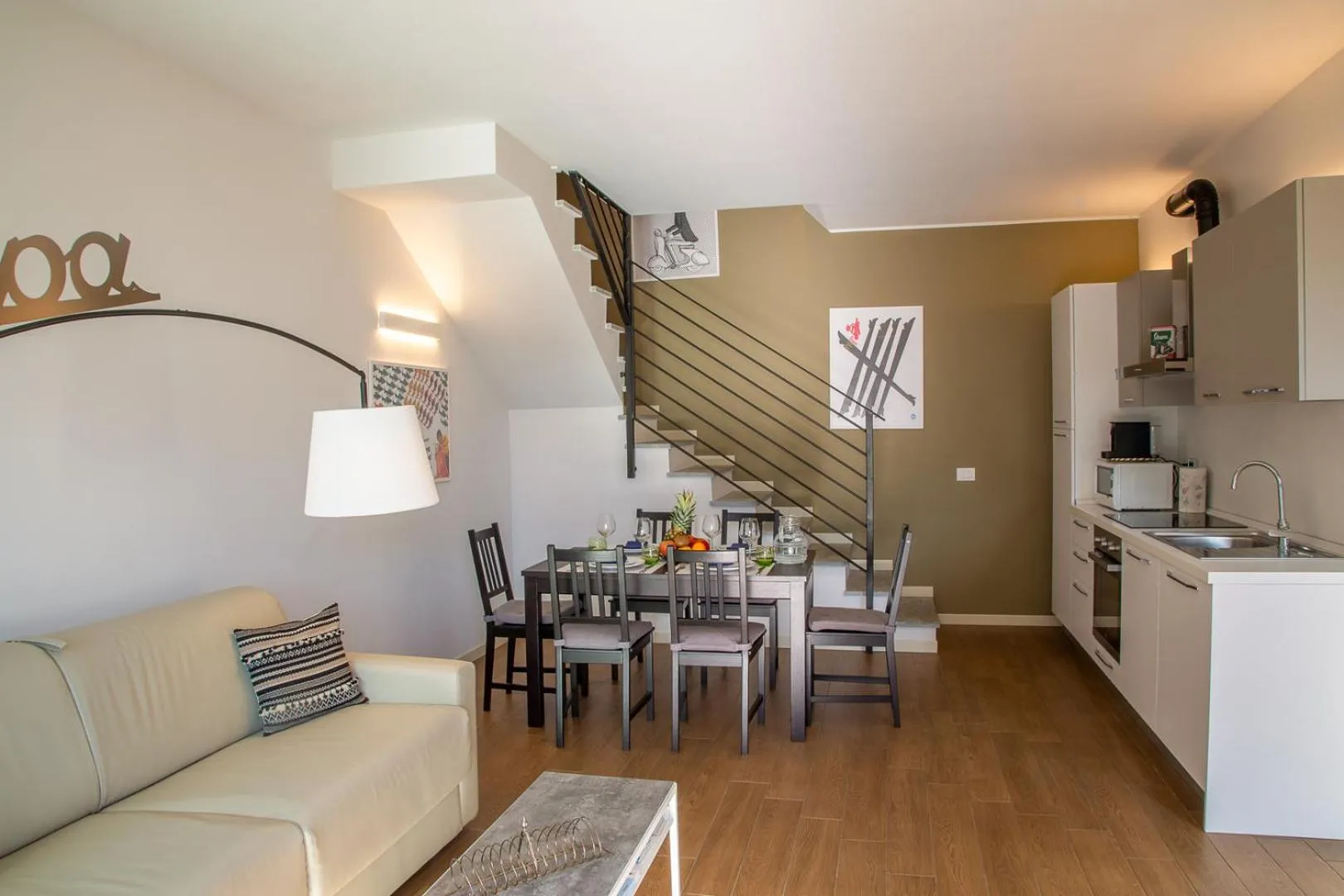 Kitchen or kitchenette in Maison Vespa