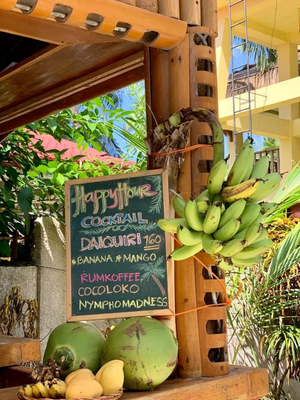 Food and drinks in Apo Diver Beach Resort