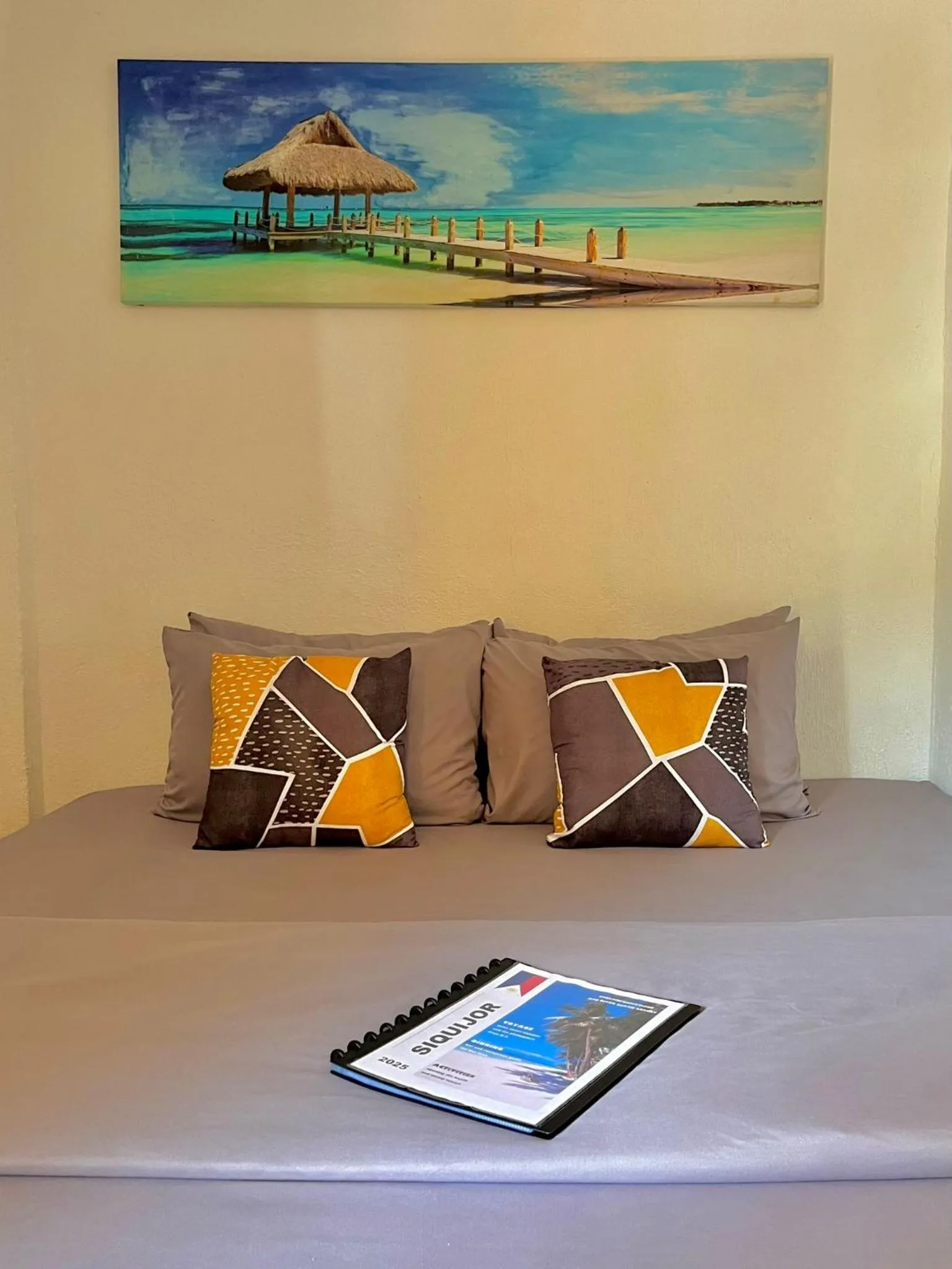 Bed in Apo Diver Beach Resort