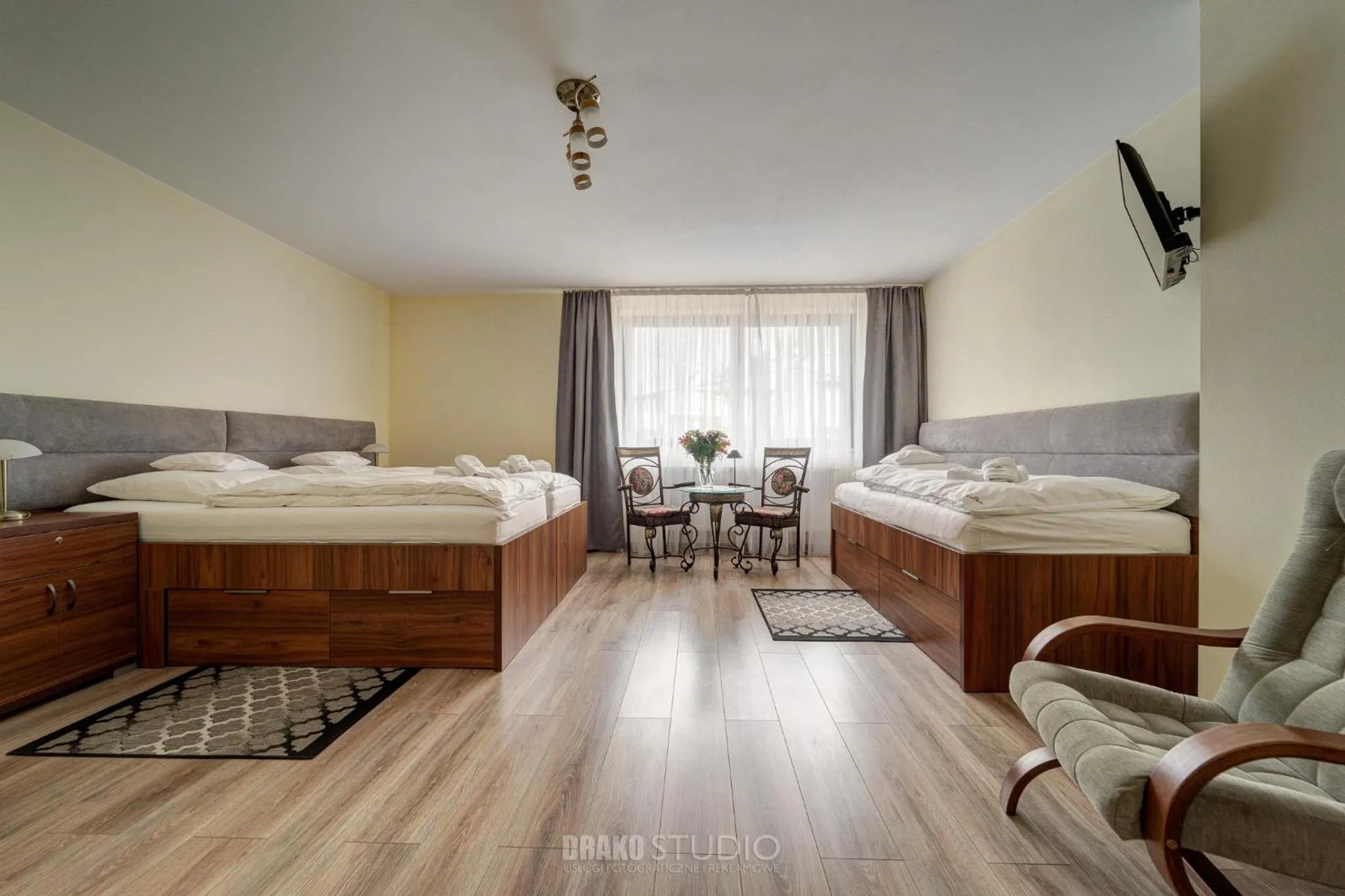 Bed in Pensjonat EDEN Maniowy
