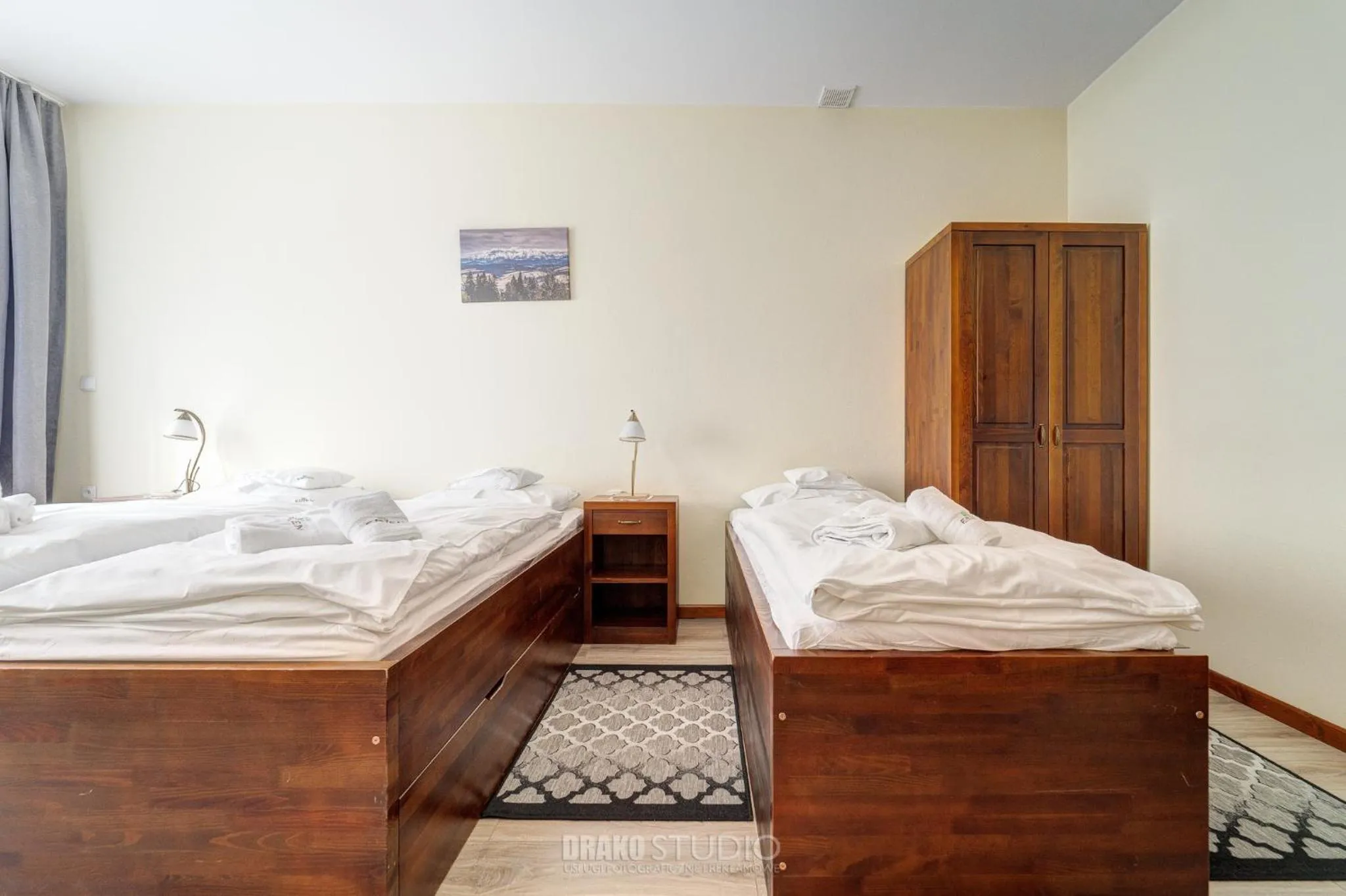 Bed in Pensjonat EDEN Maniowy
