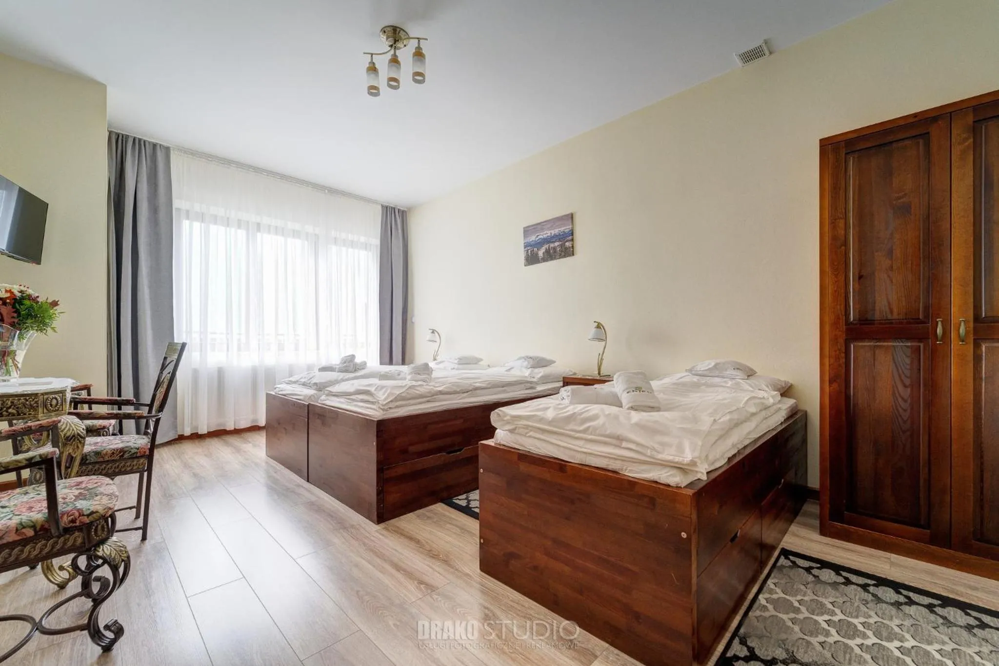 Bed in Pensjonat EDEN Maniowy