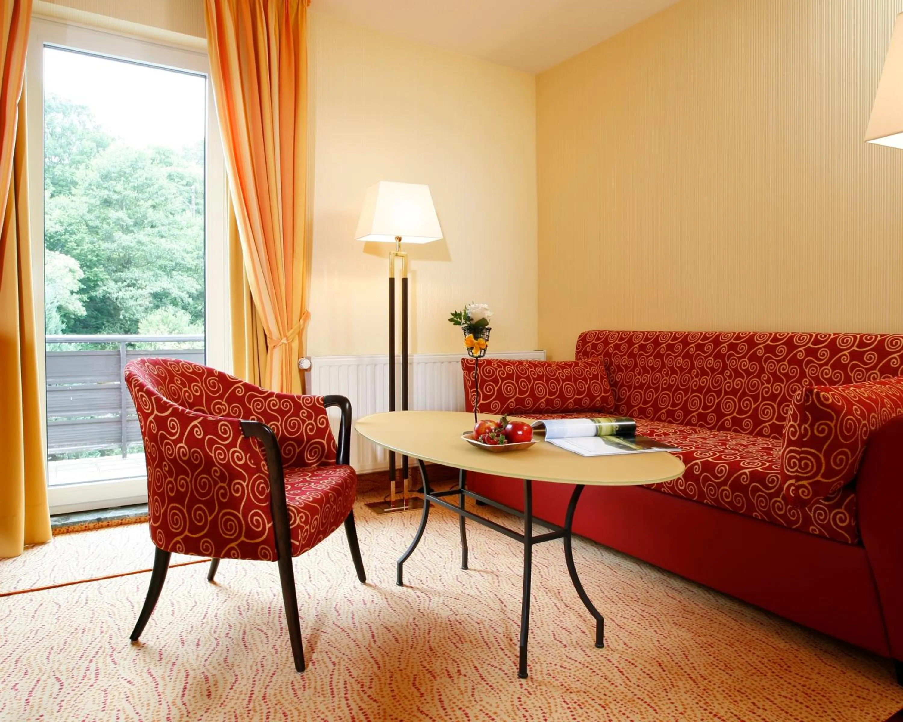 Seating area in Flux-Biohotel Werratal