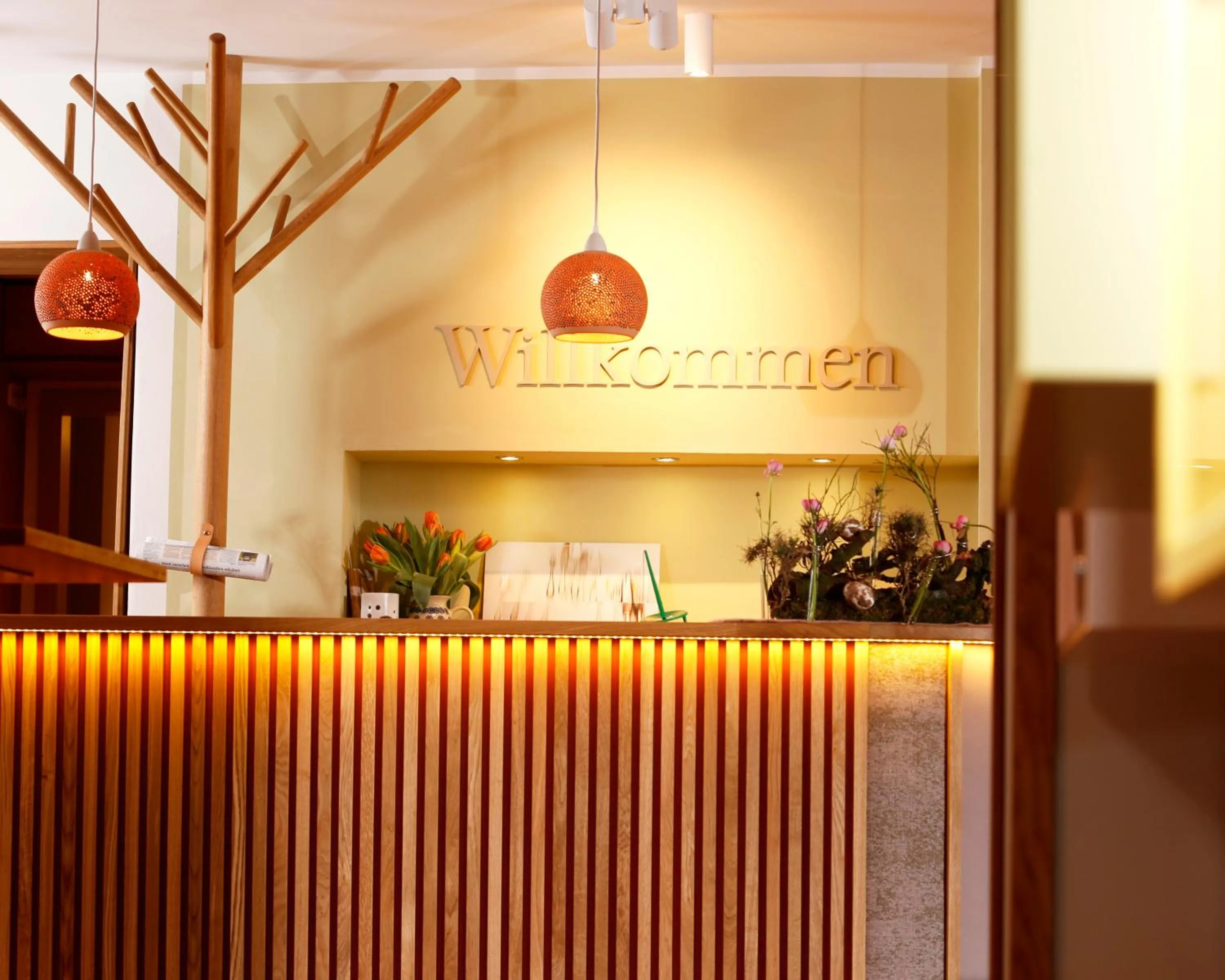 Lobby or reception in Flux-Biohotel Werratal