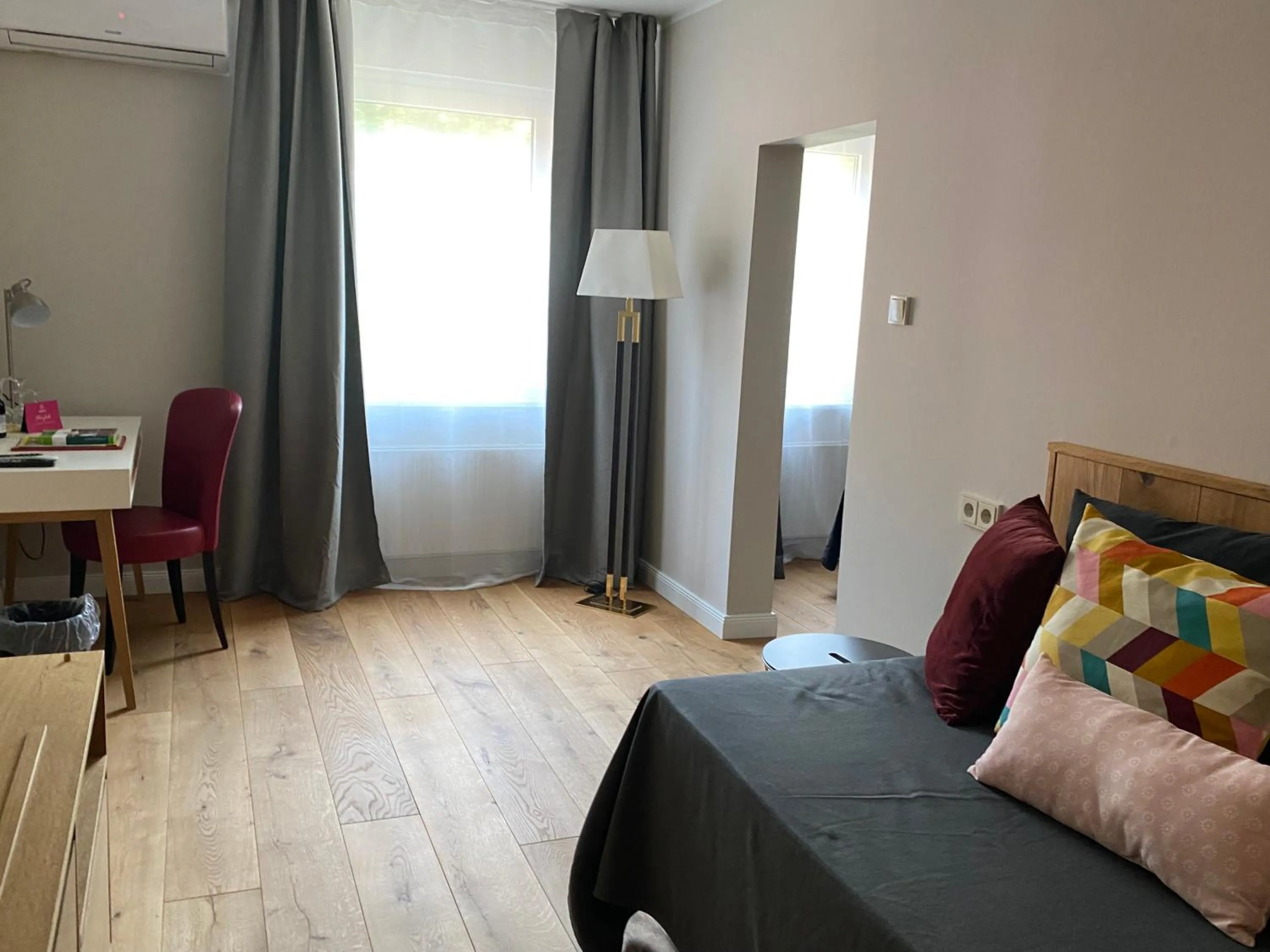 Living room, Bed in Flux-Biohotel Werratal